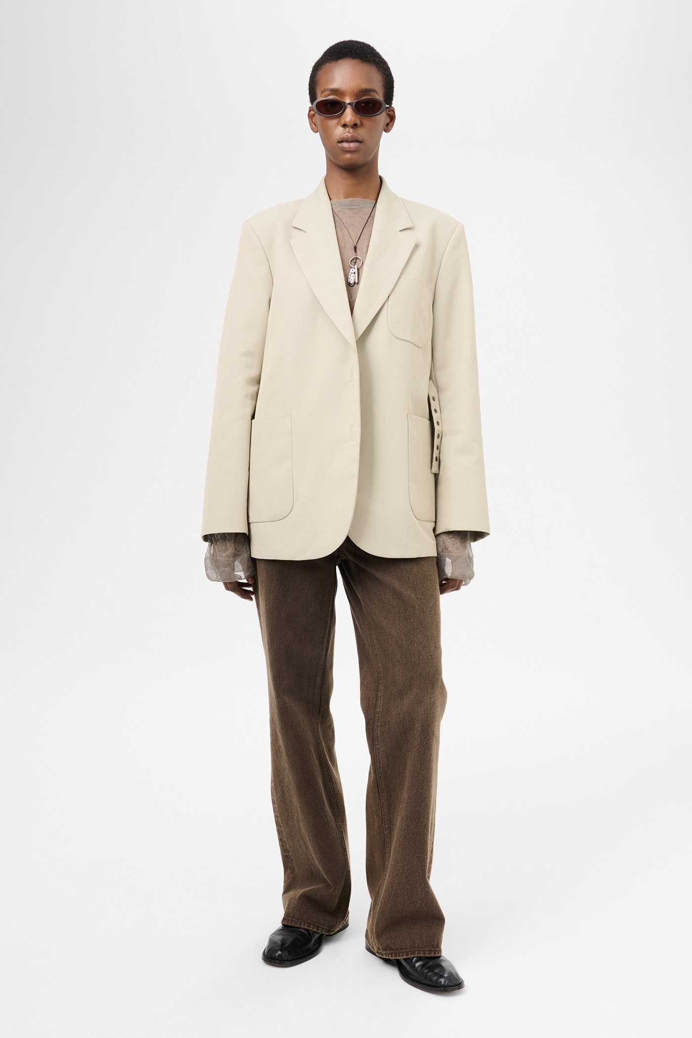 Clasp Blazer Lucid Pistachio Rural Wool - 2