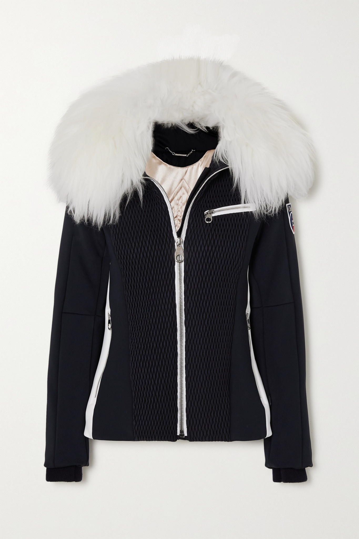 + Fusalp shearling-trimmed quilted ski jacket - 1