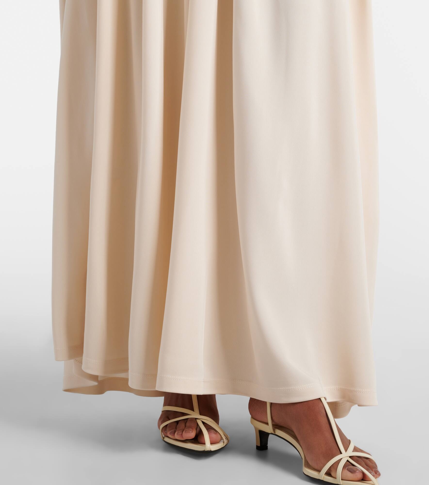 Dia strapless gathered midi dress - 5