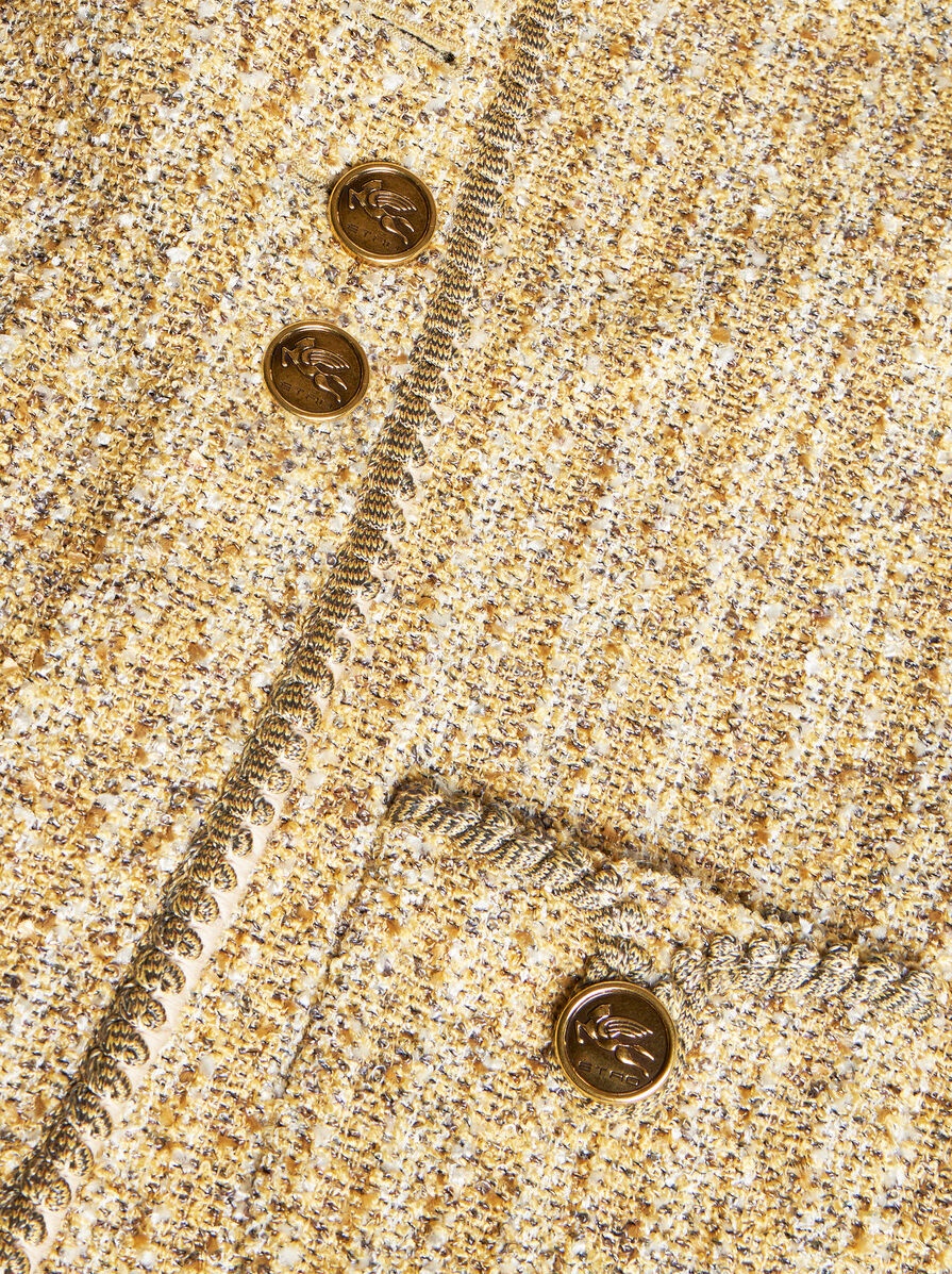 Etro BOUCLÉ JACKET WITH PEGASO BUTTONS | REVERSIBLE