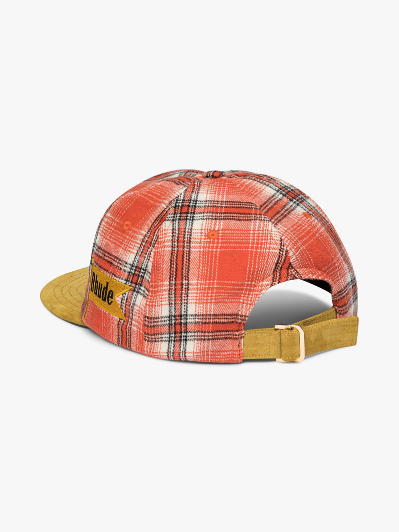 Rhude PLAID LAMBORGHINI "R" HAT outlook
