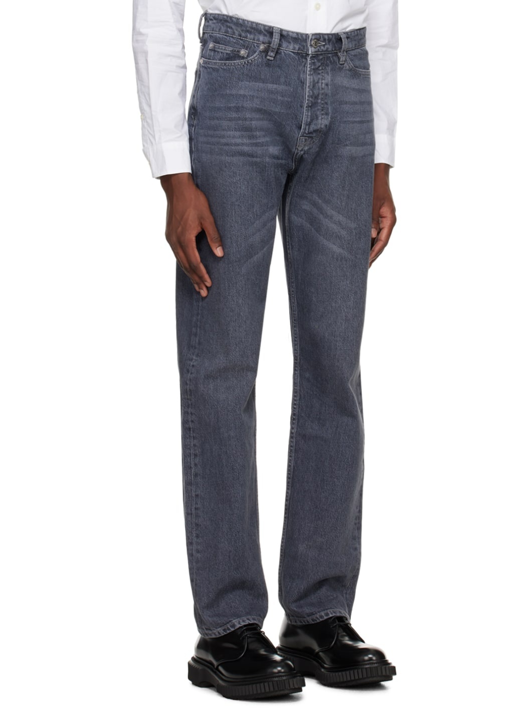 Gray Eddie Jeans - 2