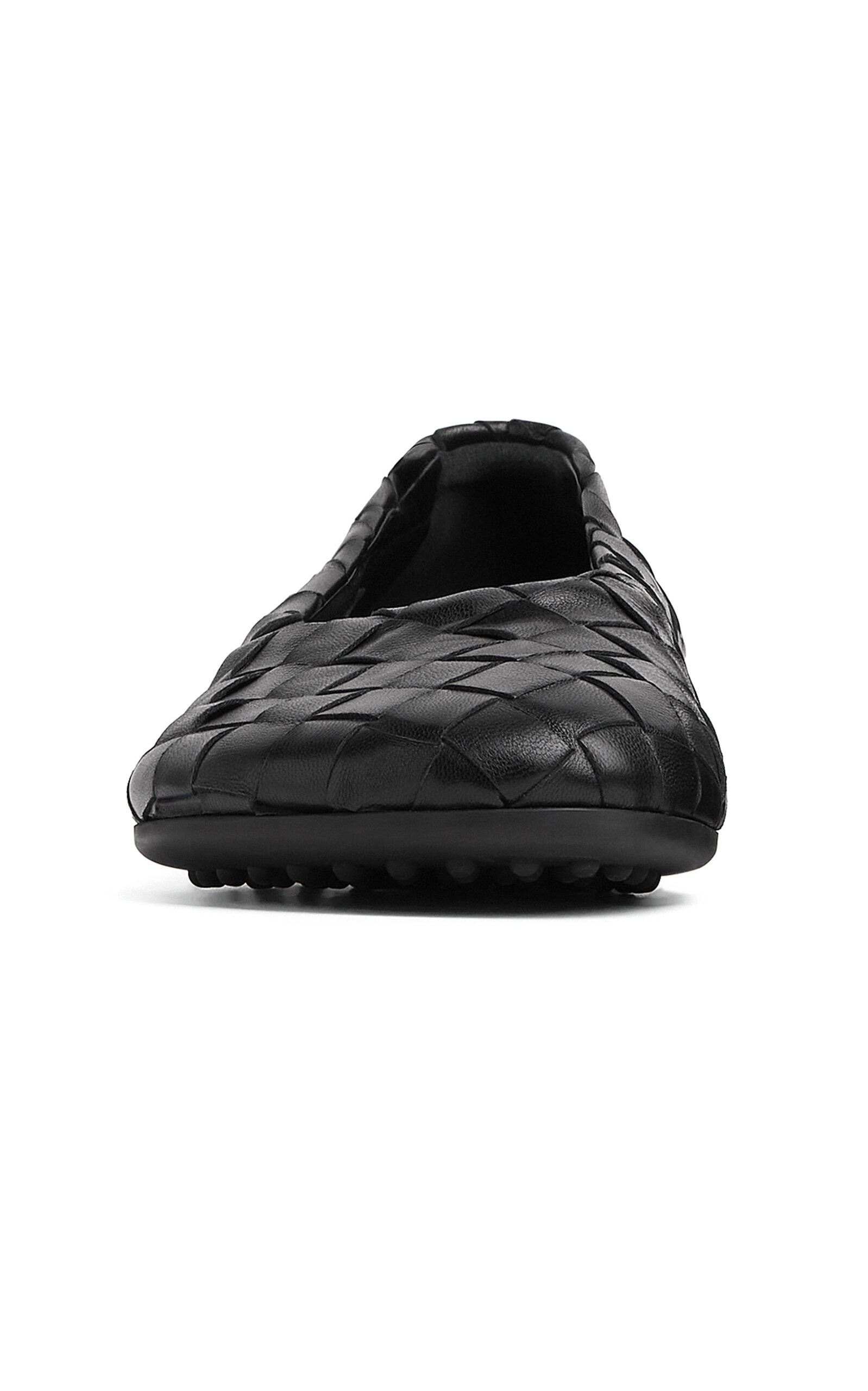 Atomic Intrecciato Leather Ballet Flats black - 3