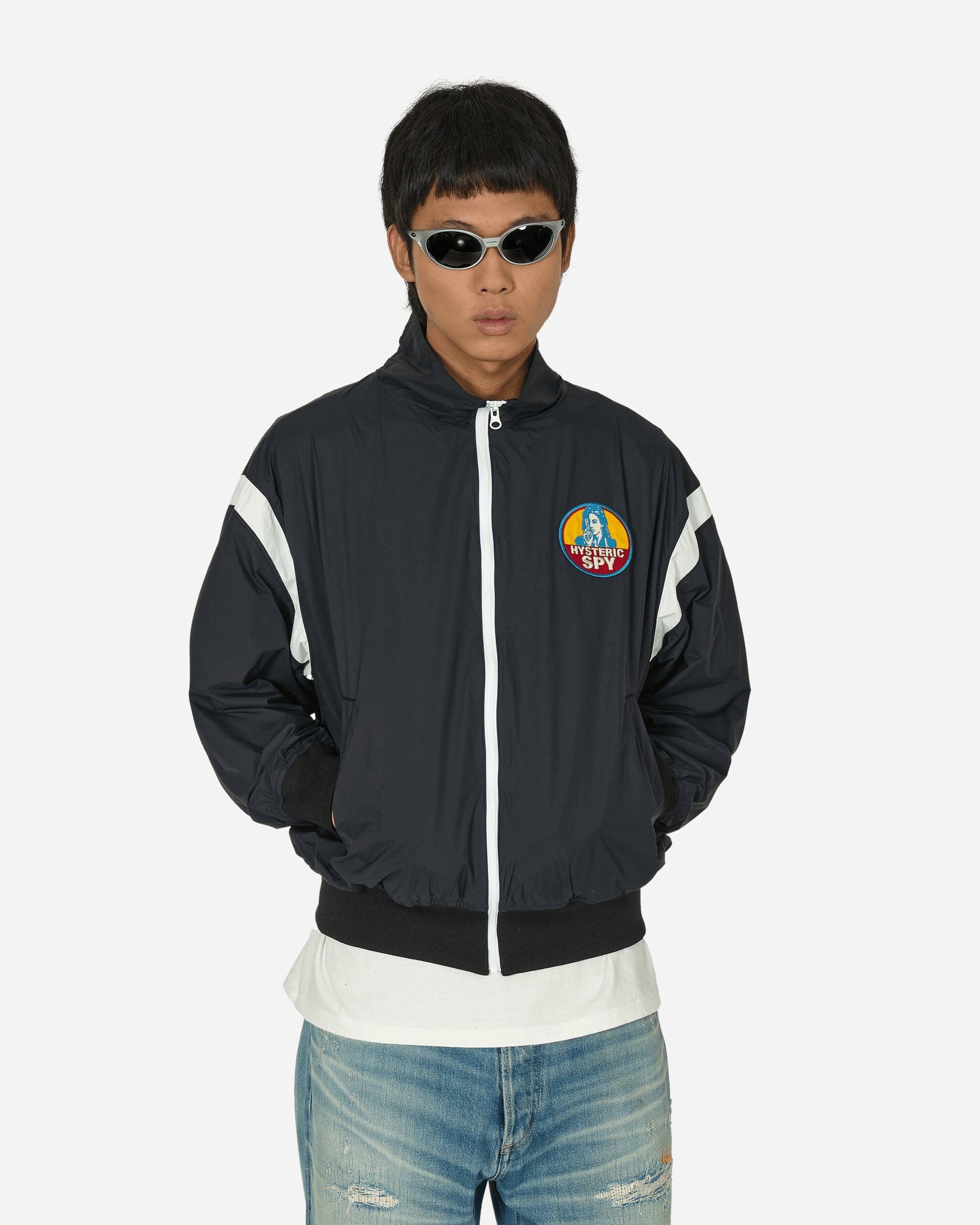 Hysteric Spy Patch Track Jacket Black - 1