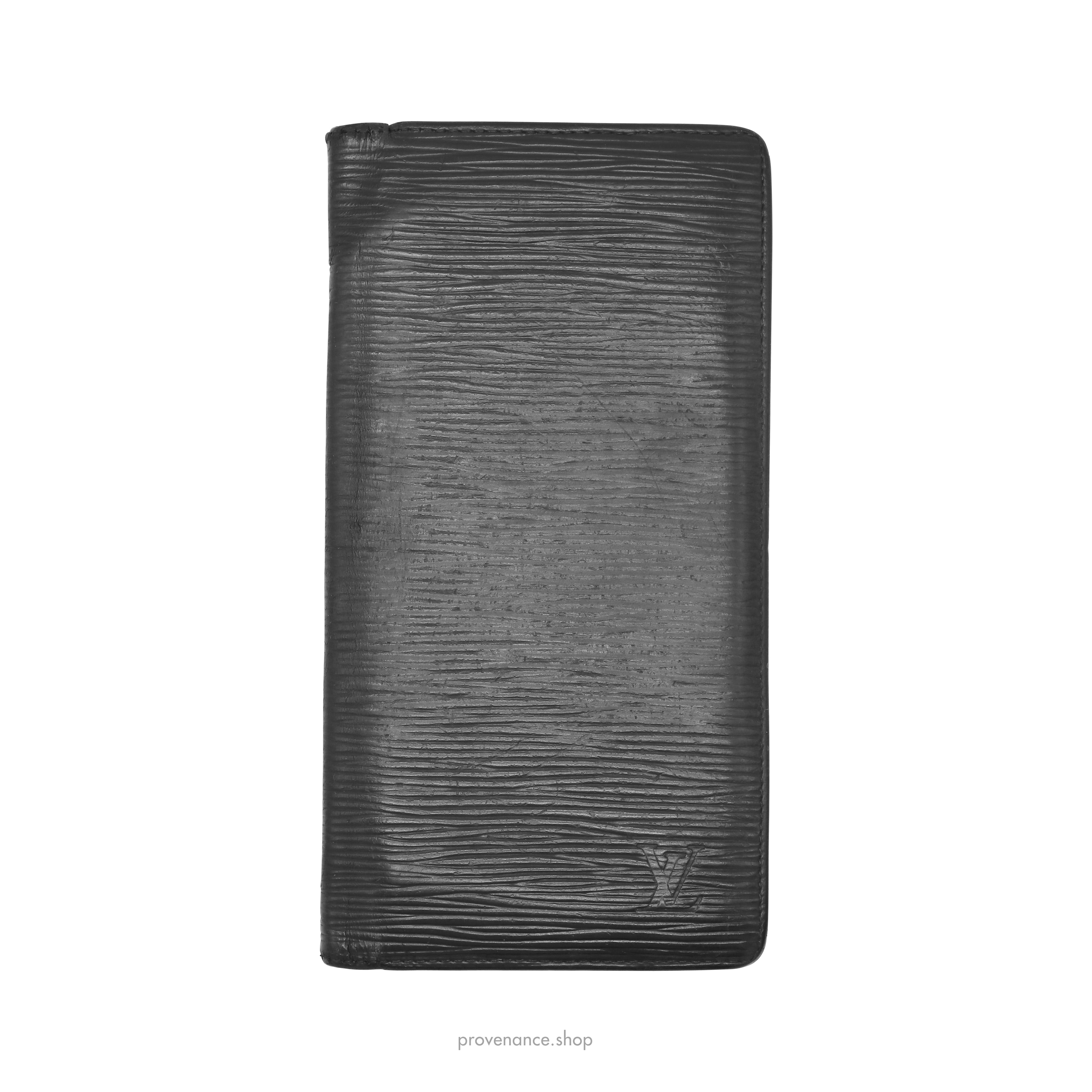 Louis Vuitton Brazza Long Wallet - Black Epi Leather - 2