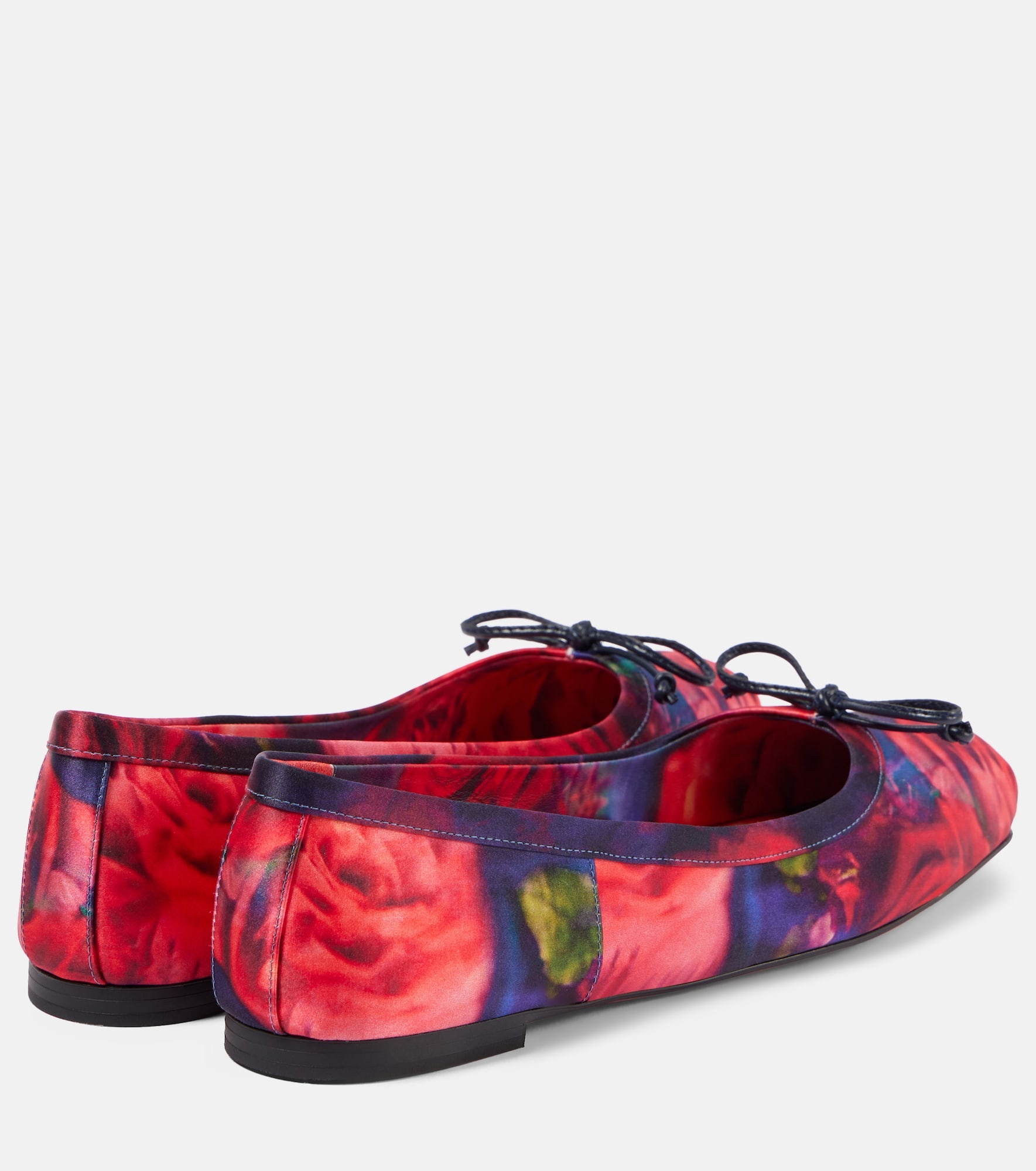 Mamadrague floral satin ballet flats - 2