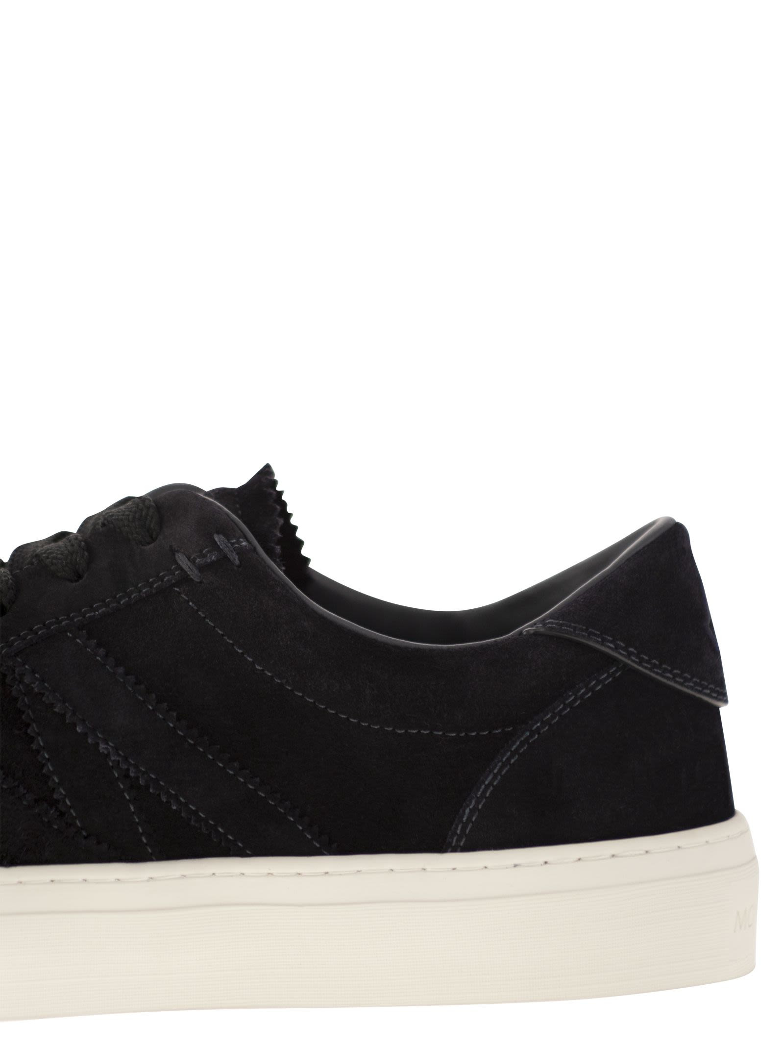 Moncler Men Monaco2 - Suede Trainers - 7