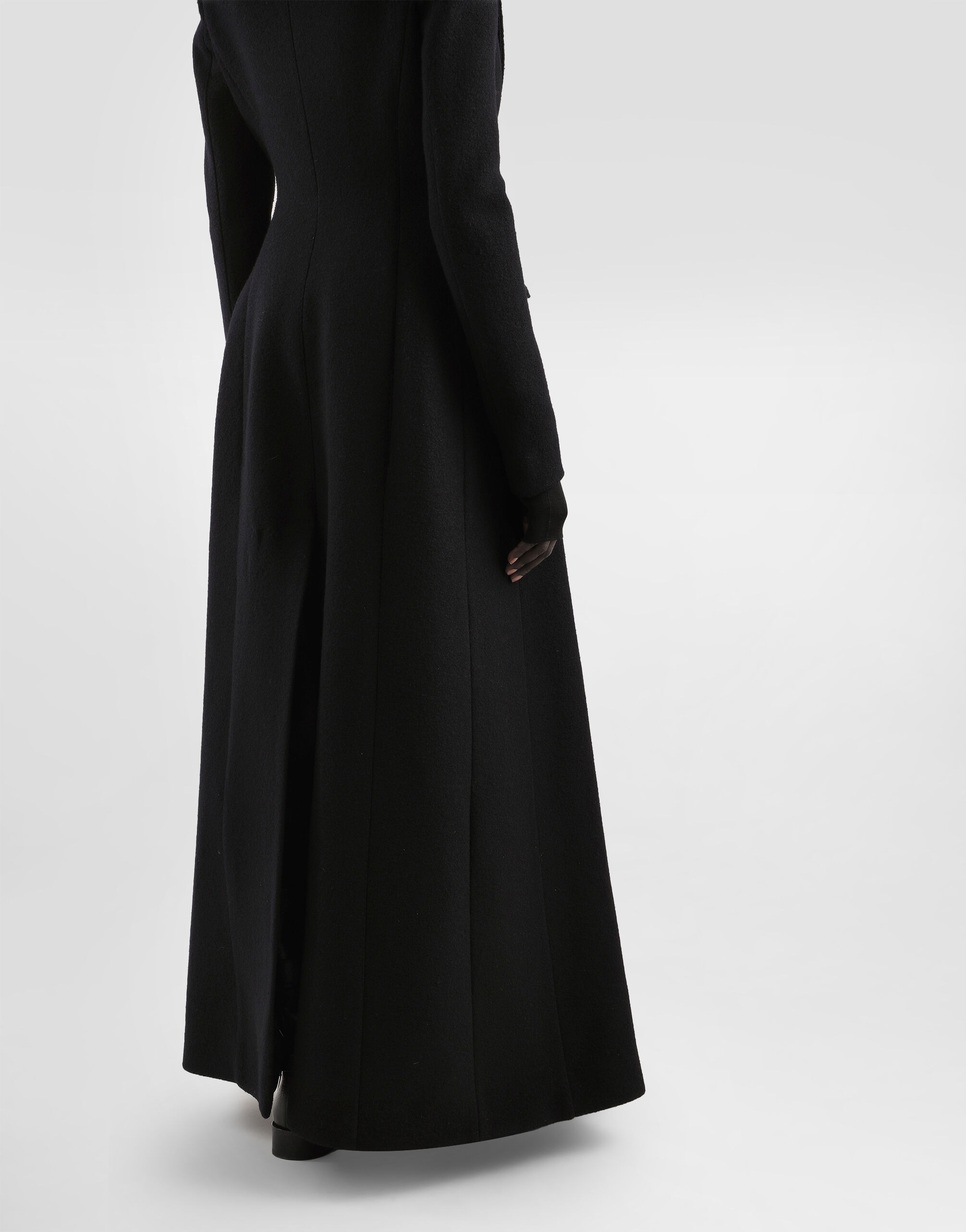 Double-breastedwool coat - 5