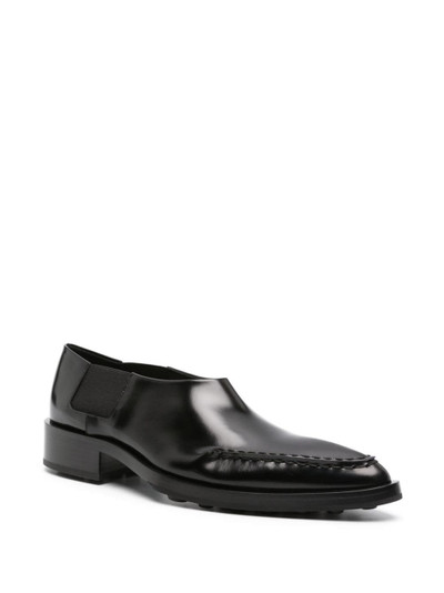 Jil Sander pointed-toe leather loafers outlook