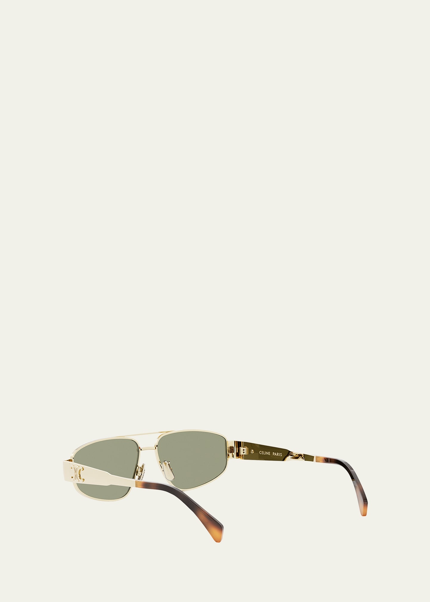 Men's Triomphe Pilot Metal Sunglasses - 4