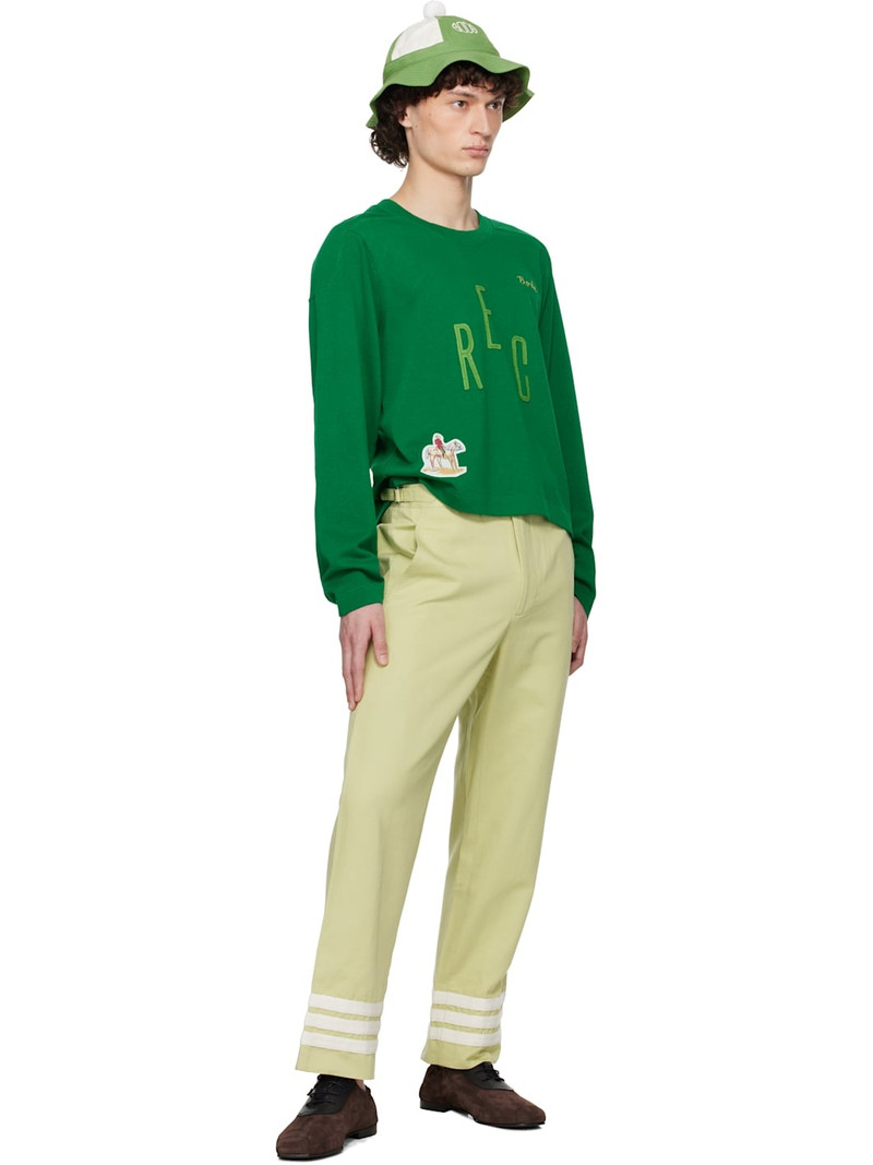 BODE Green Tri-Stripe Trousers outlook