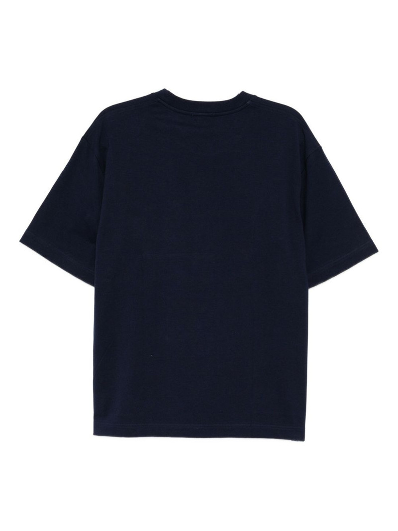 LACOSTE logo-appliqué cotton T-shirt outlook