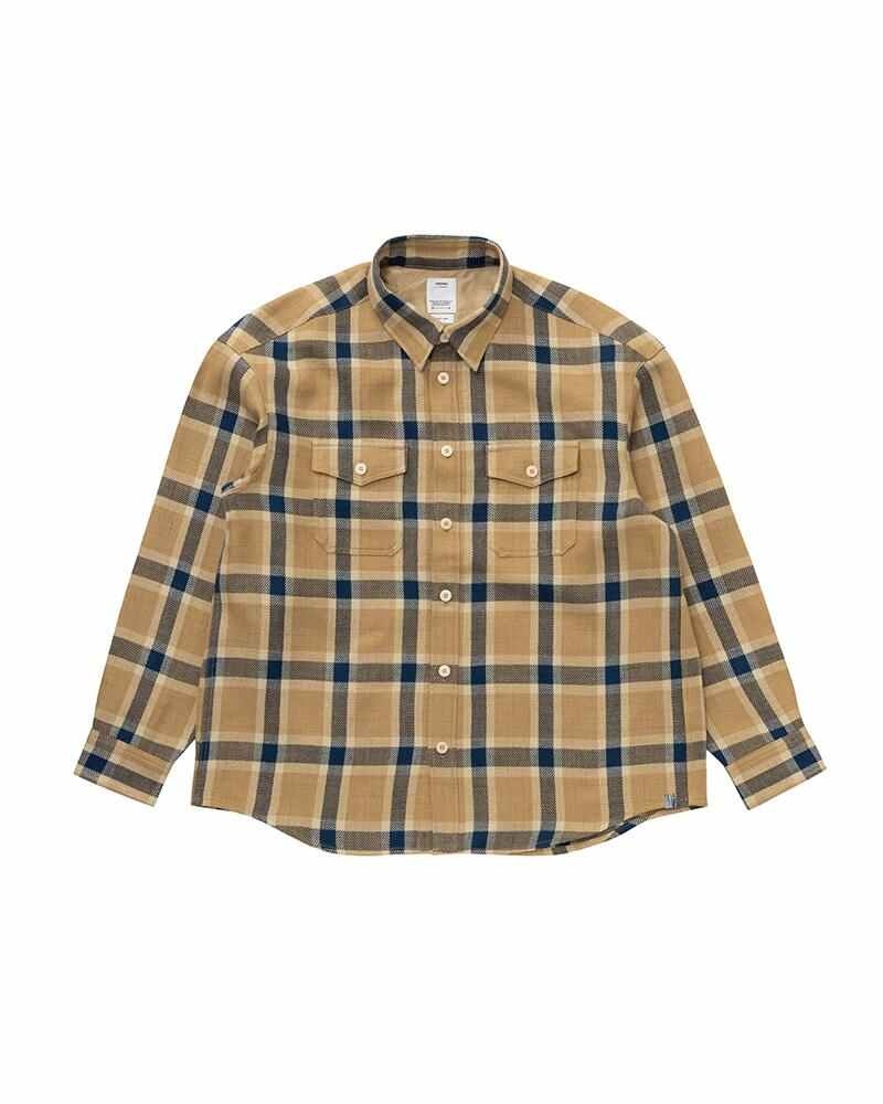 visvim LUMBER L/S BEIGE | REVERSIBLE