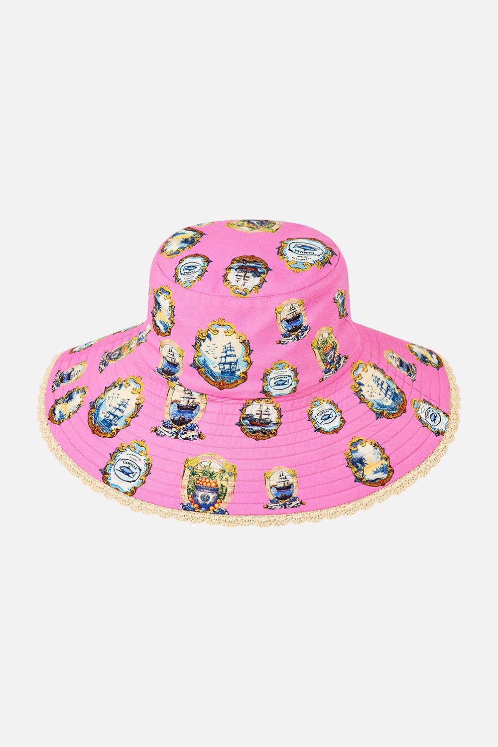 WIDE BRIM BUCKET HAT - 2
