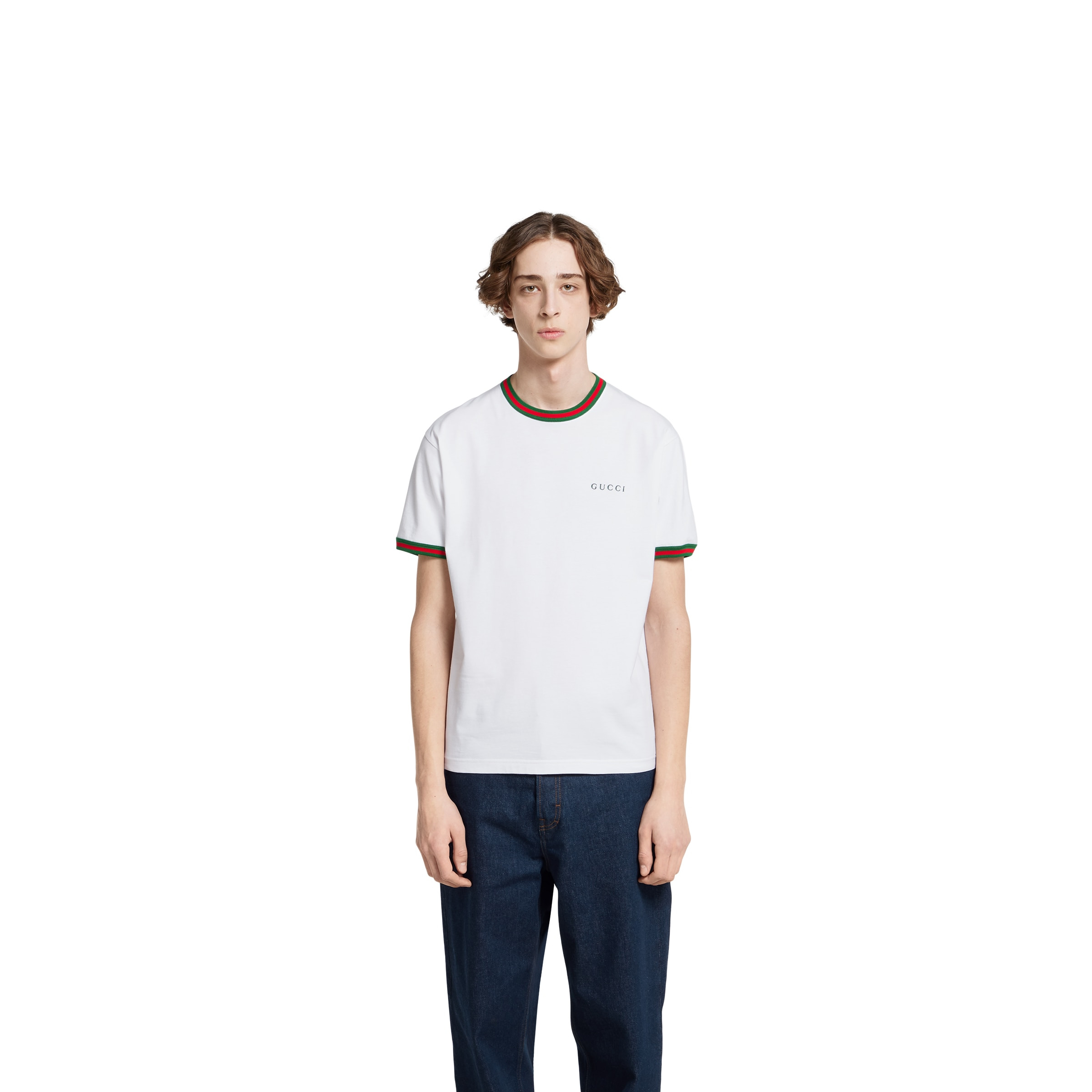 Cotton jersey T-shirt with embroidery - 3