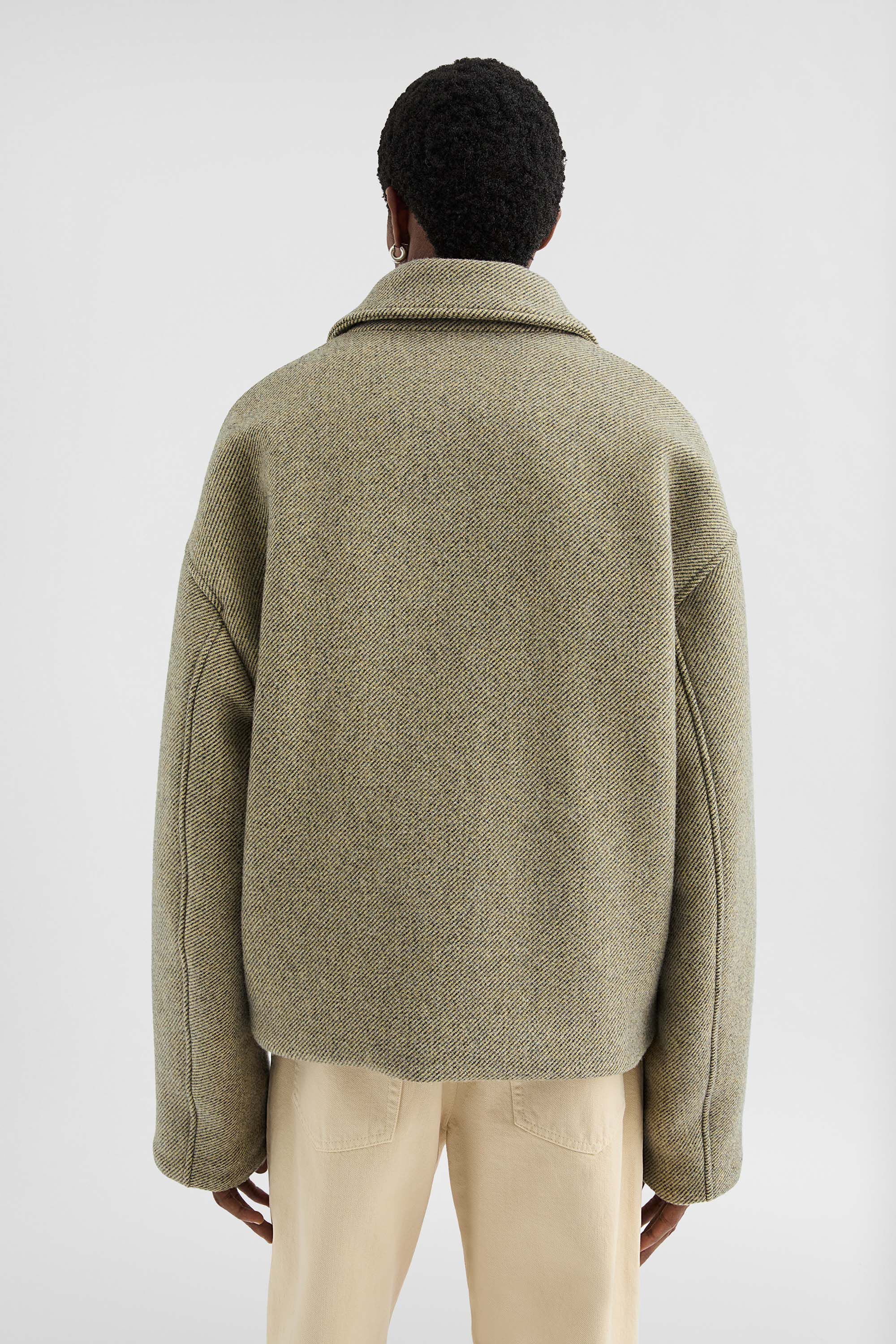 Wool Gabardine Padded Blouson - 2
