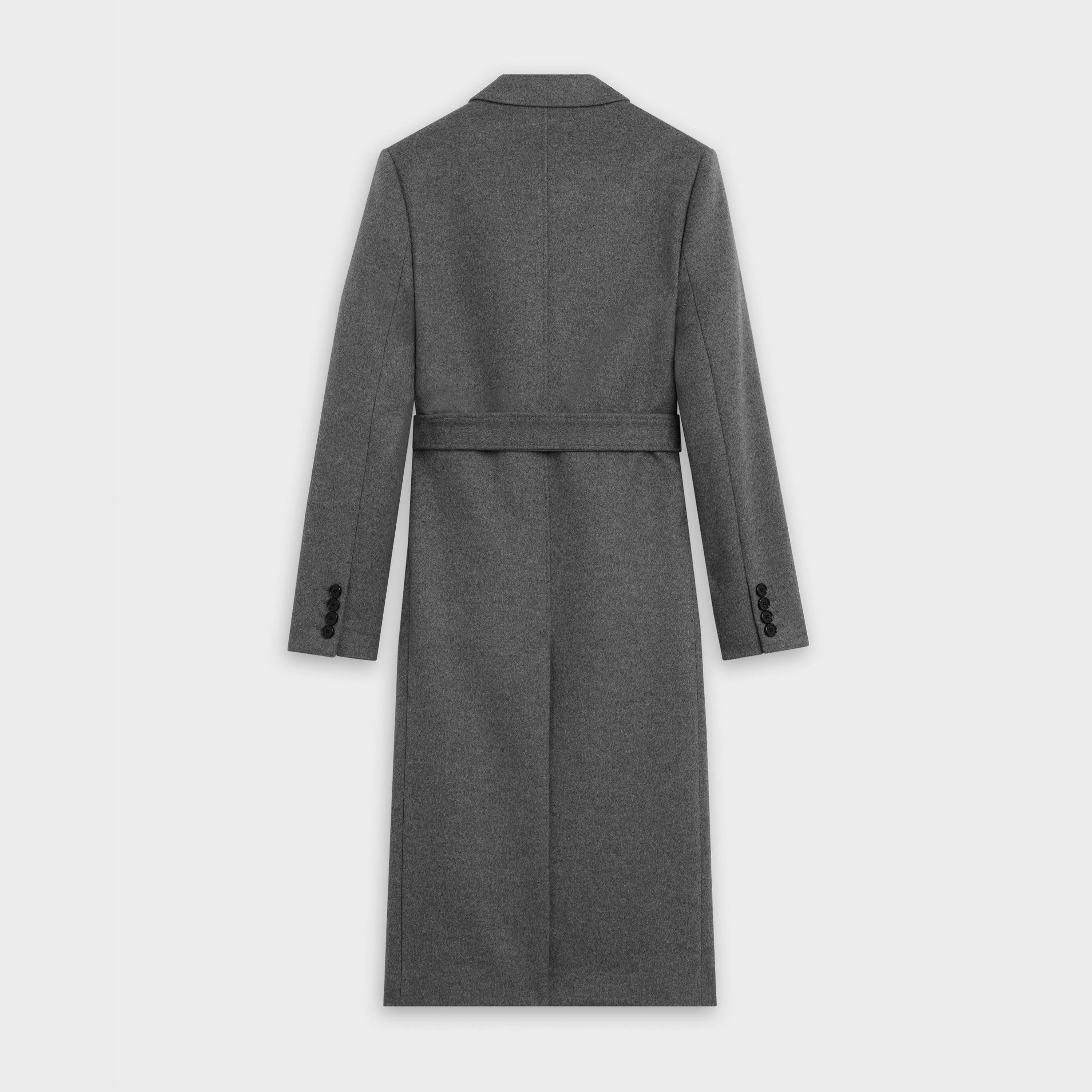 BATHROBE COAT IN WOOL AND CASHMERE - 2