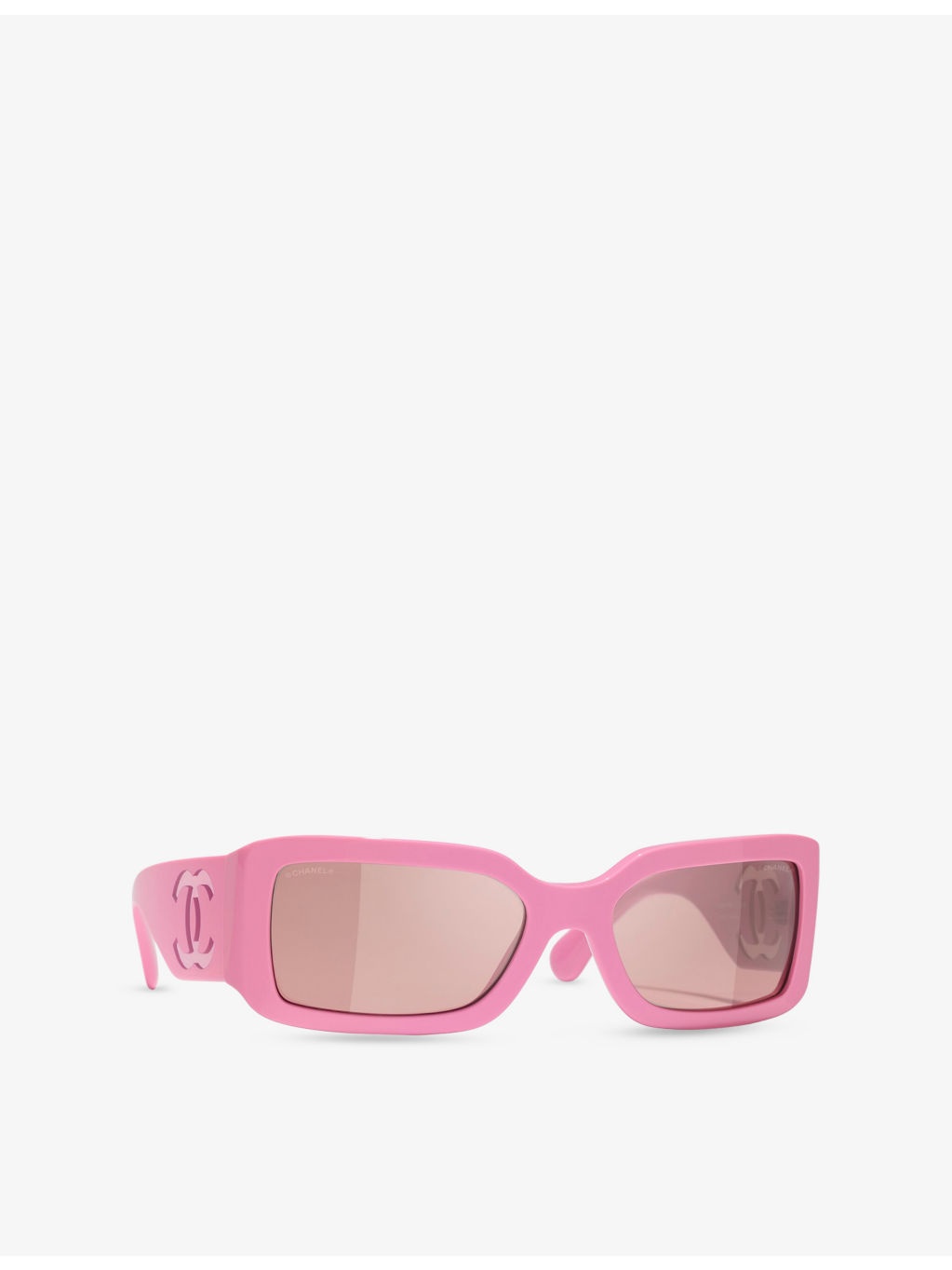 CH5526 Rectangle-Frame Acetate Sunglasses - 2