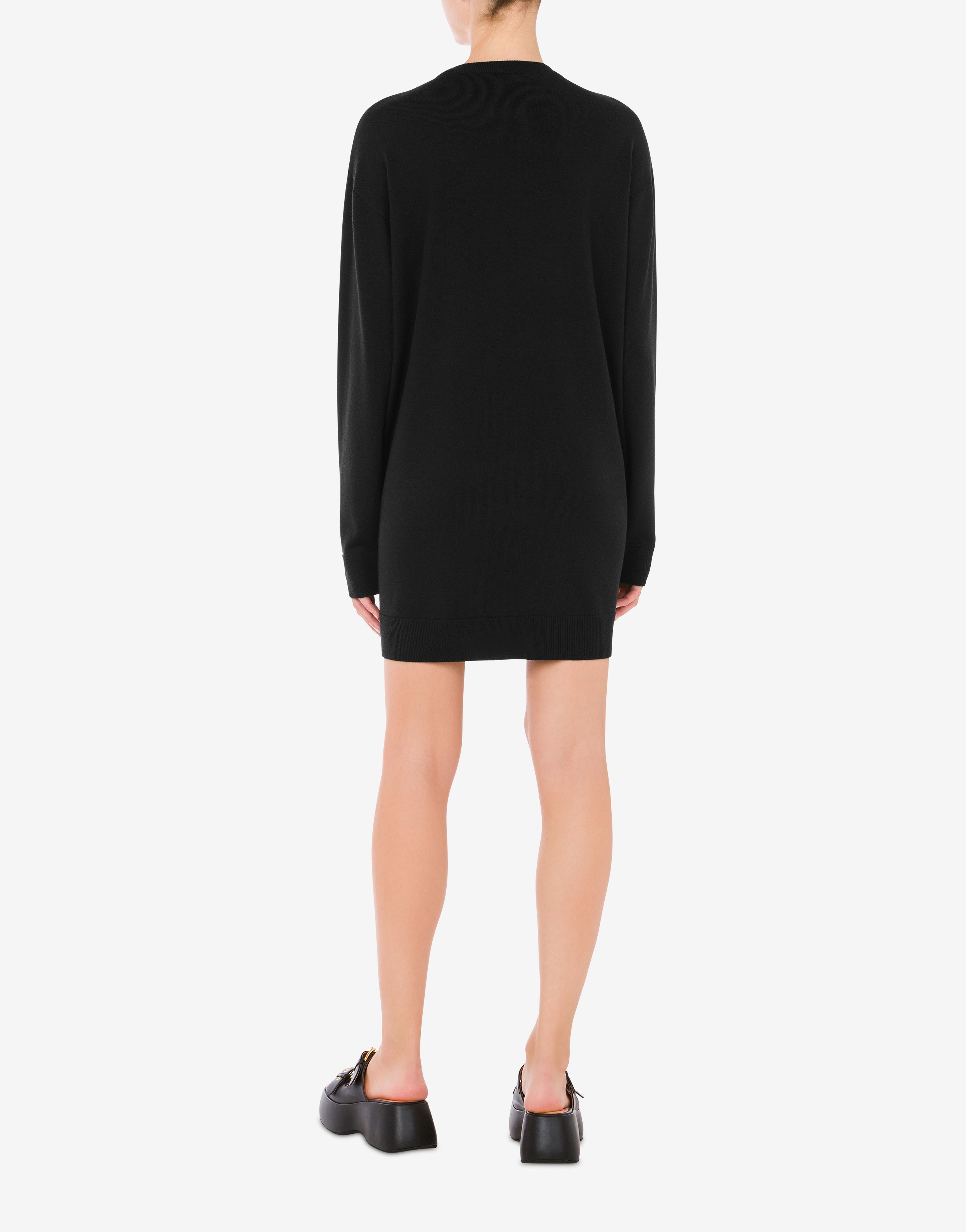 100% PURE MOSCHINO WOOL DRESS - 3