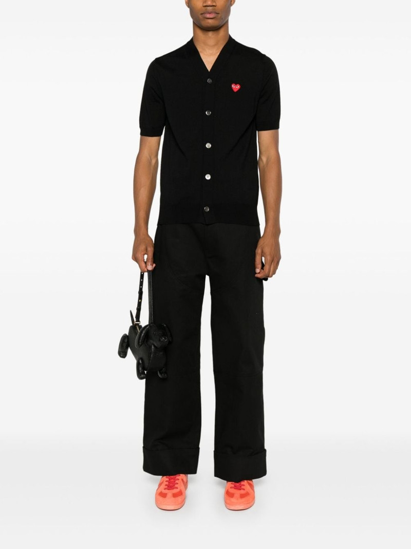 Comme des Garçons PLAY V-neck wool cardigan outlook