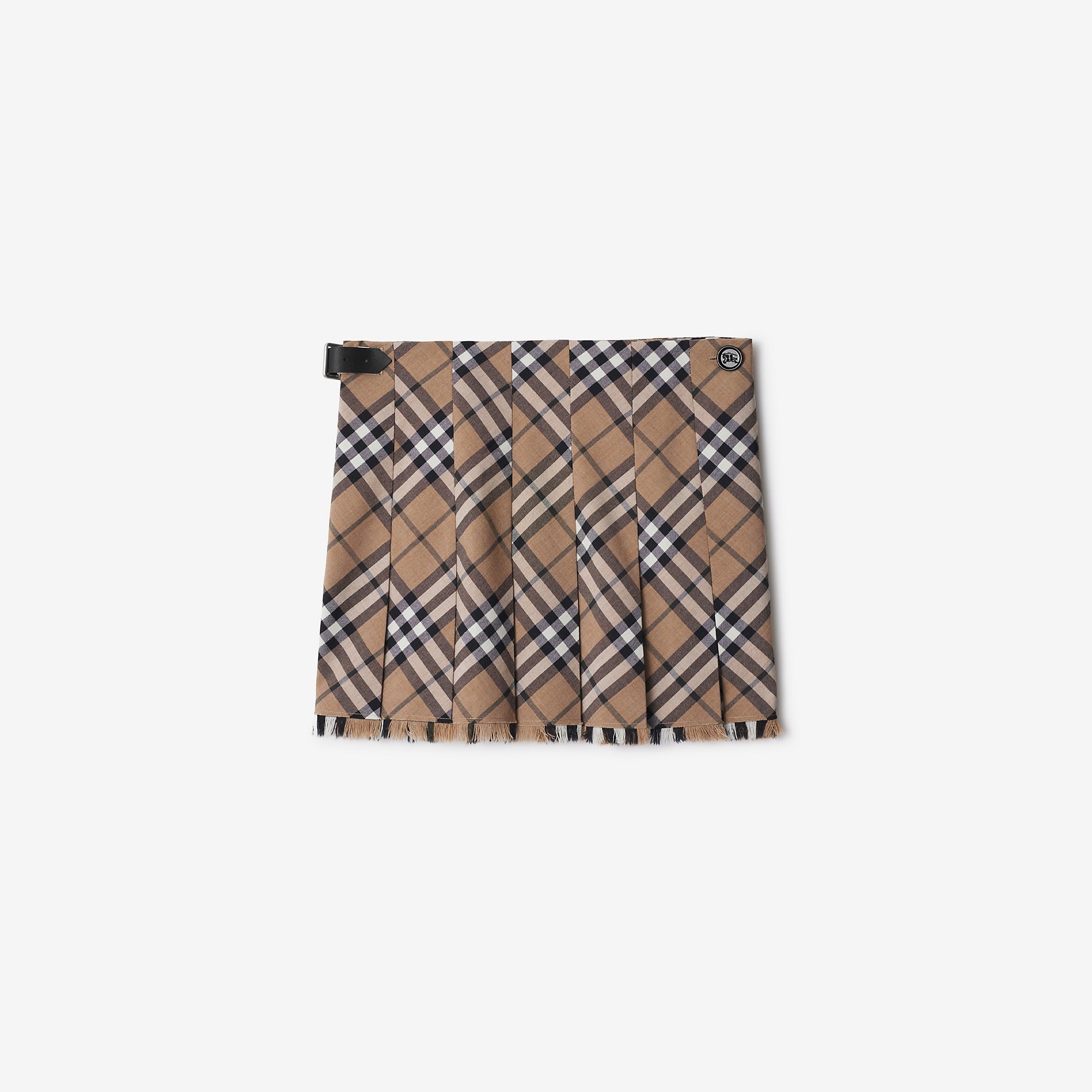 Burberry Check Wool Blend Mini Kilt | REVERSIBLE