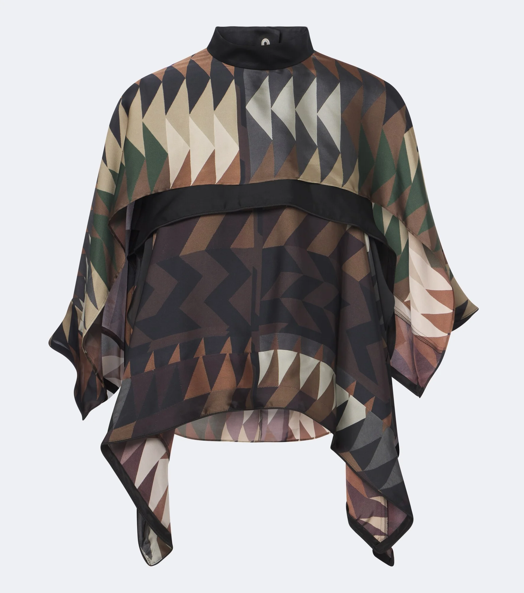 Printed satin top - 1