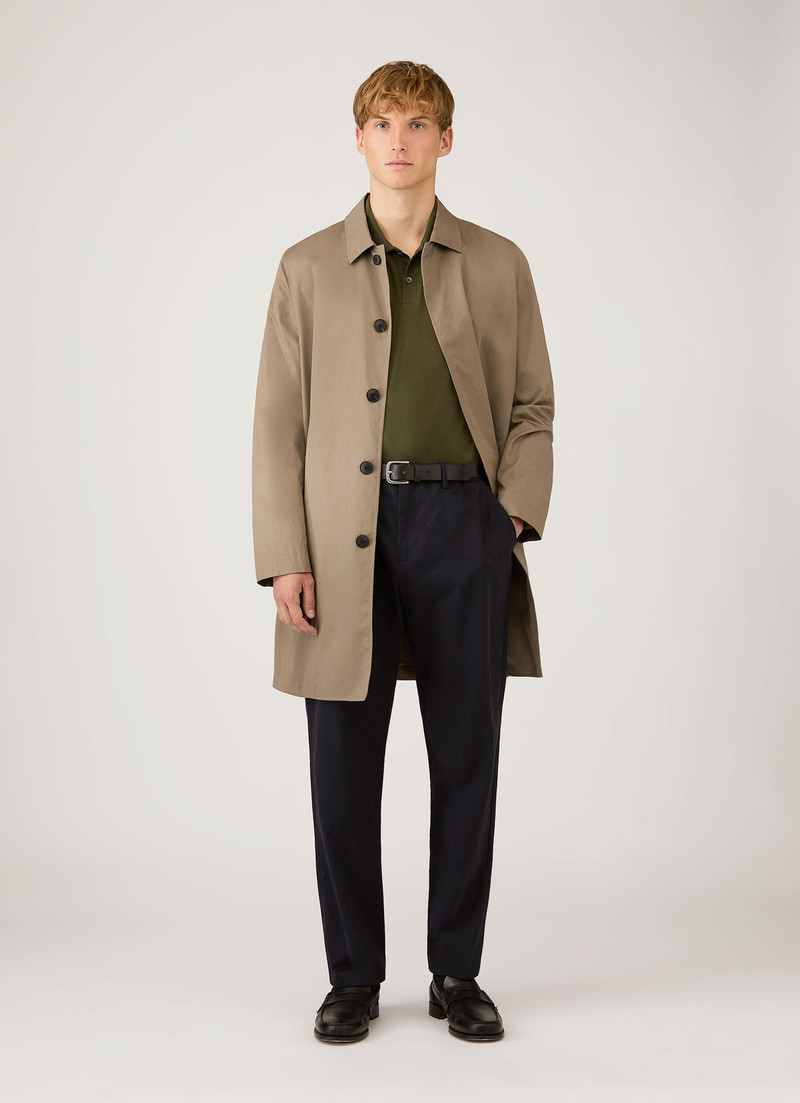 Sunspel Long Sleeve Piqué Polo Shirt outlook