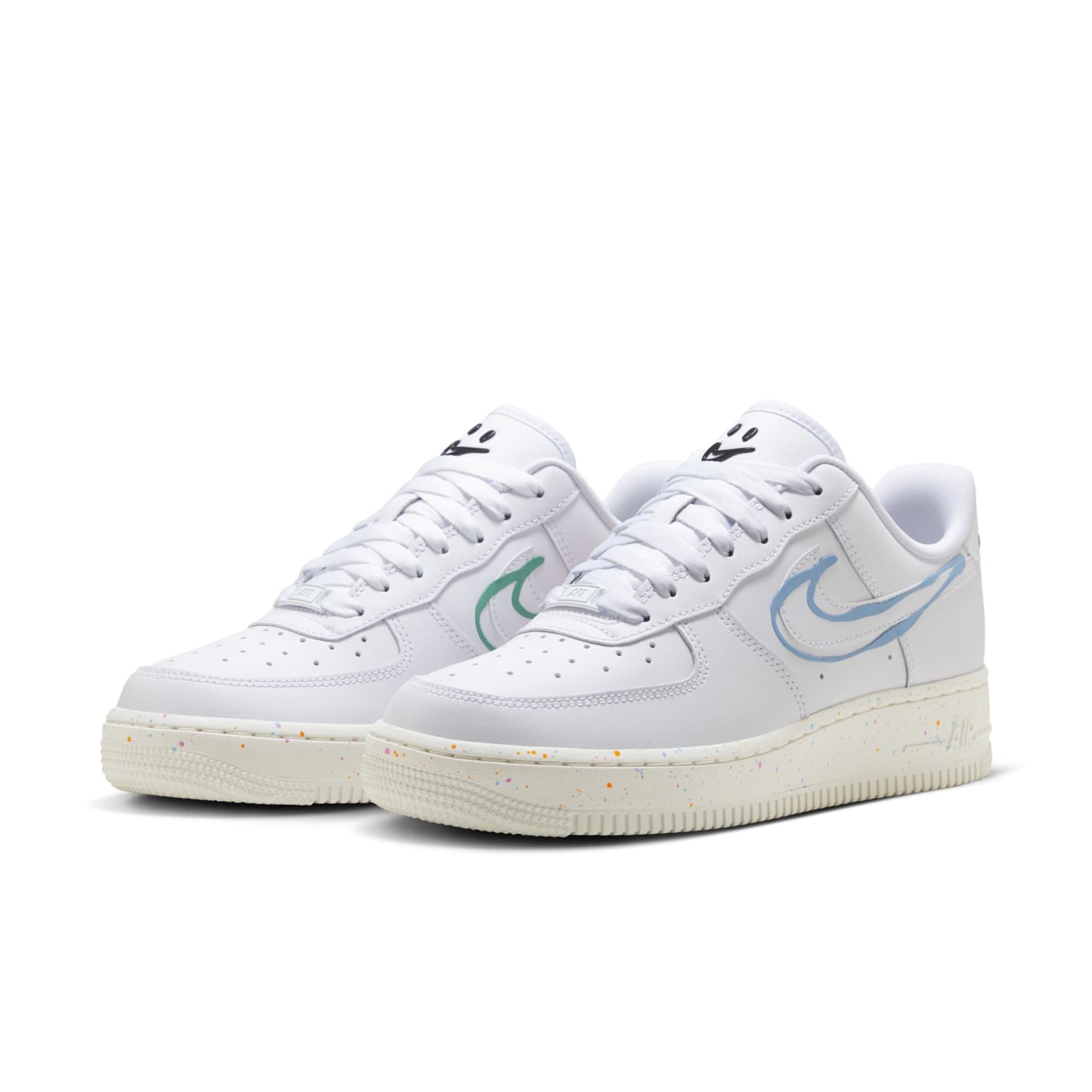 (WMNS) Nike Air Force 1 07 LX 'Neon Paint' HF5721-111 - 2