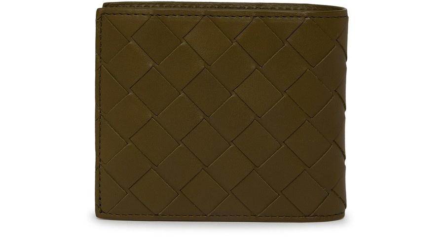 Intrecciato leather wallet - 3