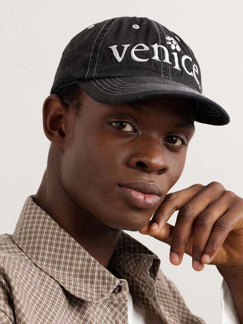 ERL Venice Embroidered Cotton-Twill Baseball Cap outlook