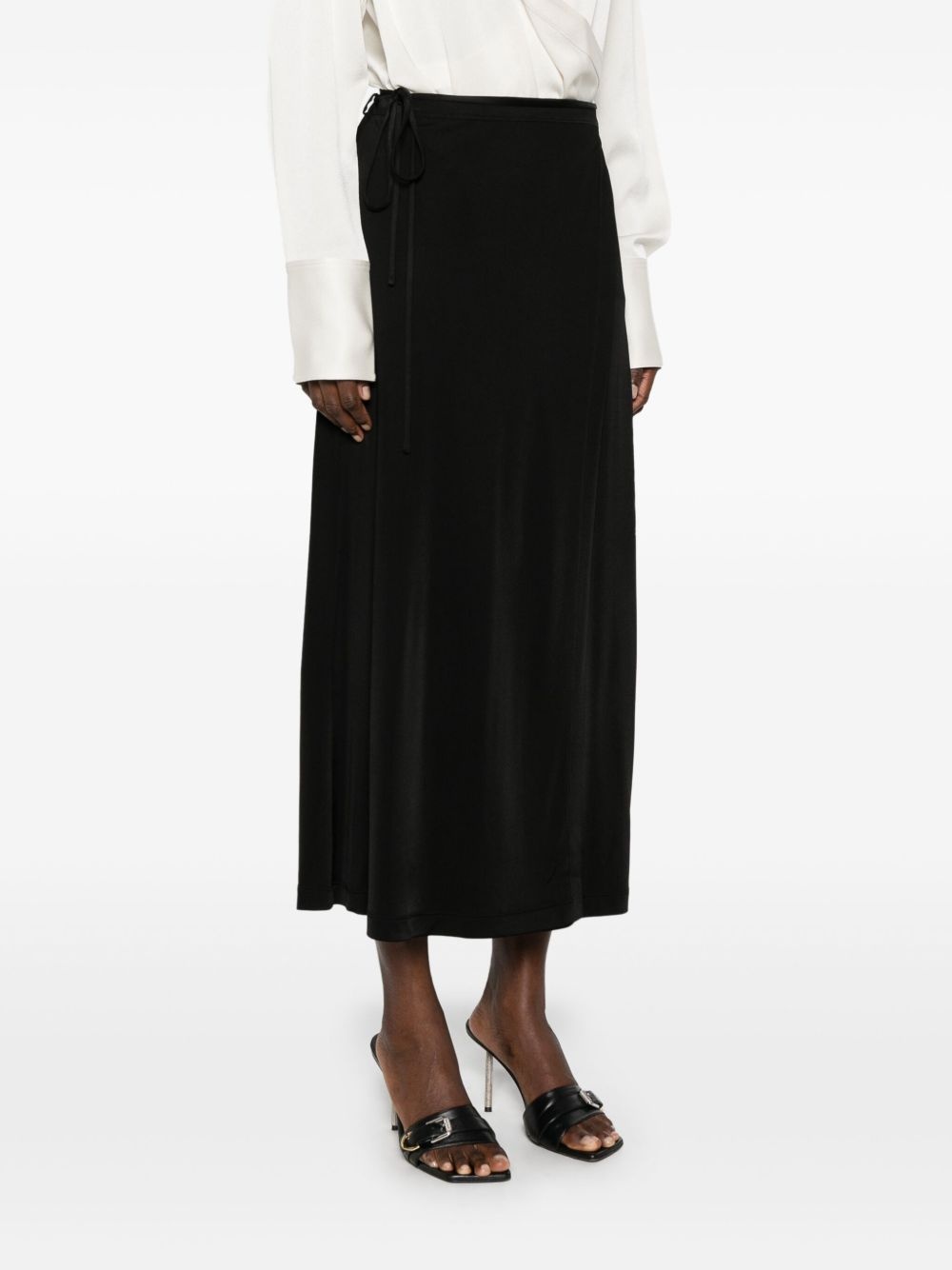 wrap maxi skirt - 3