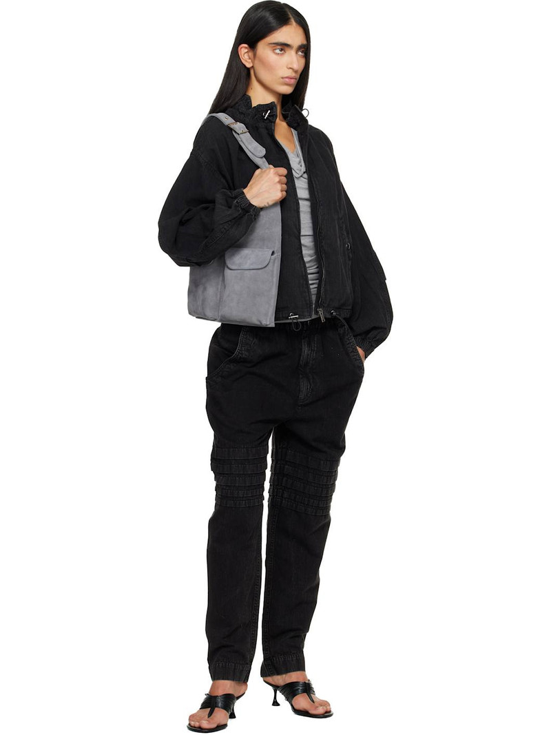 Isabel Marant Étoile Black Plume Jacket outlook