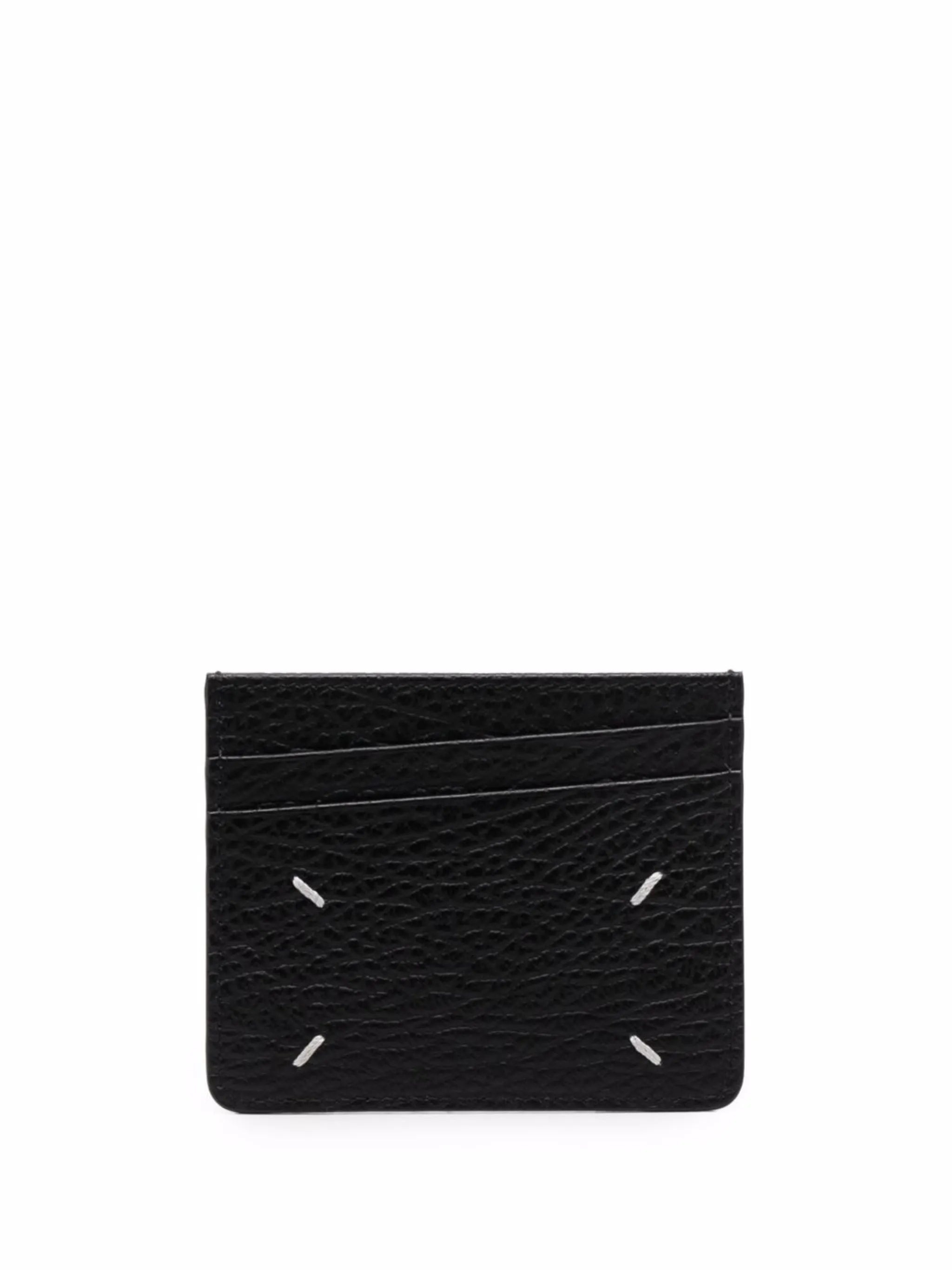 Maison Margiela Four-stitch Leather Card Holder - 3