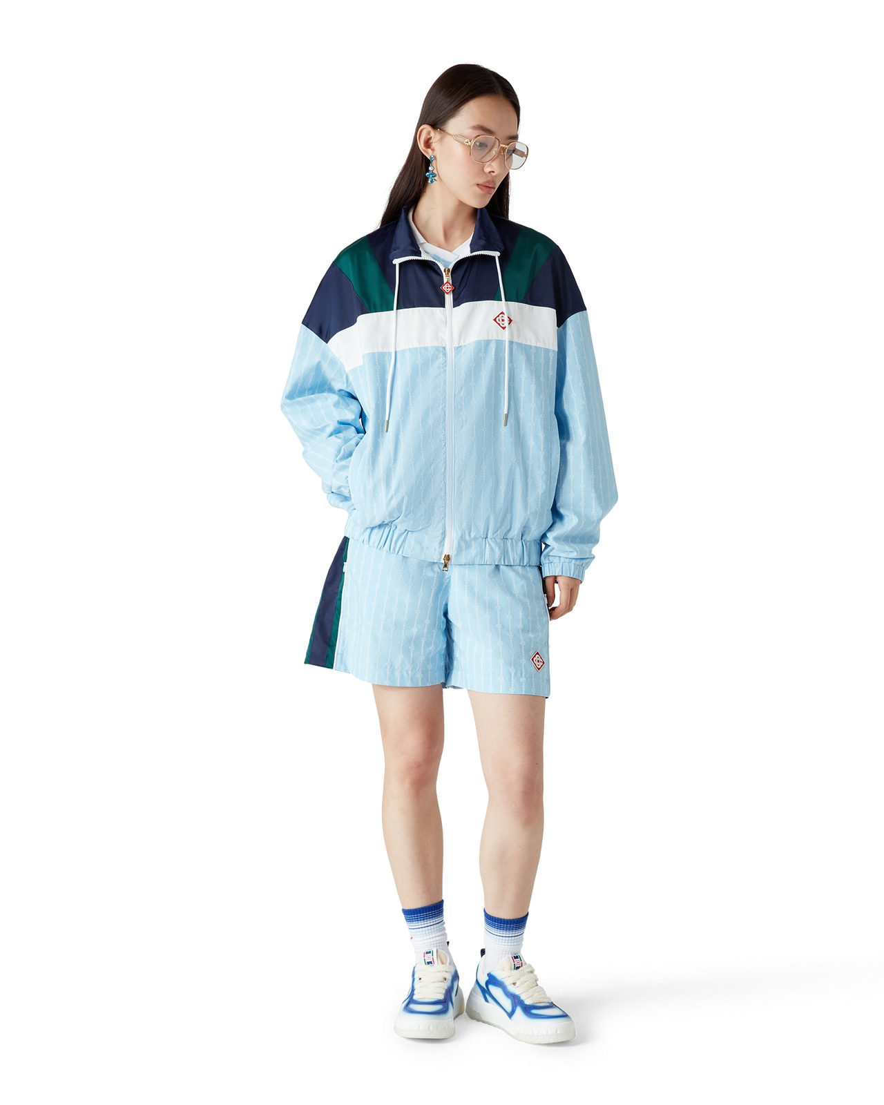 Women's Court Blue Fade Sneaker | Casablanca Paris - 3