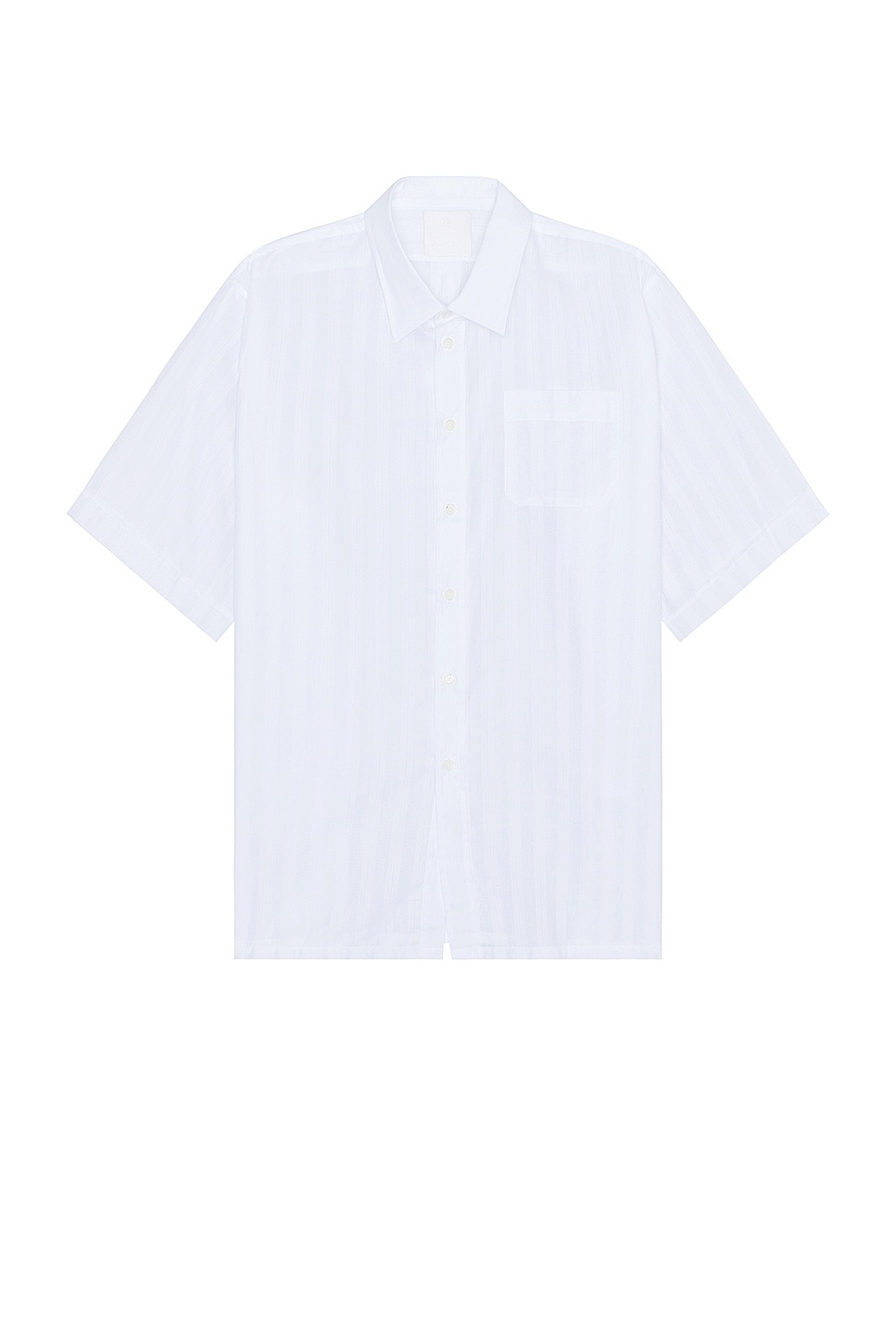 Short Sleeve Shirt With Pocket - 1