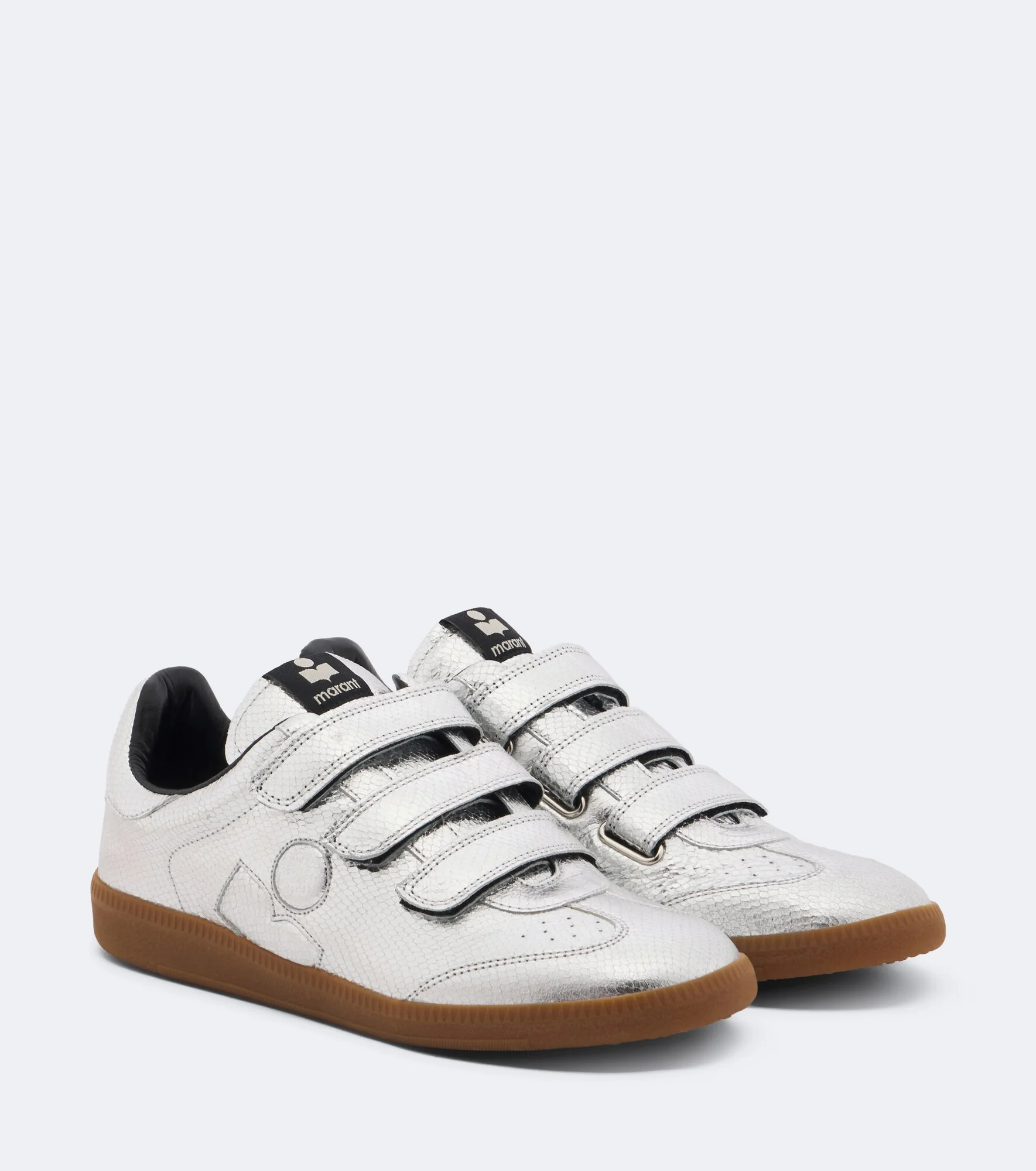 Beth metallic leather sneakers - 1