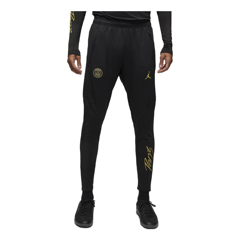 Air Jordan Dri-FIT Knit Football Pants Paris Saint-Germain Strike 'Black' DR4738-010 1