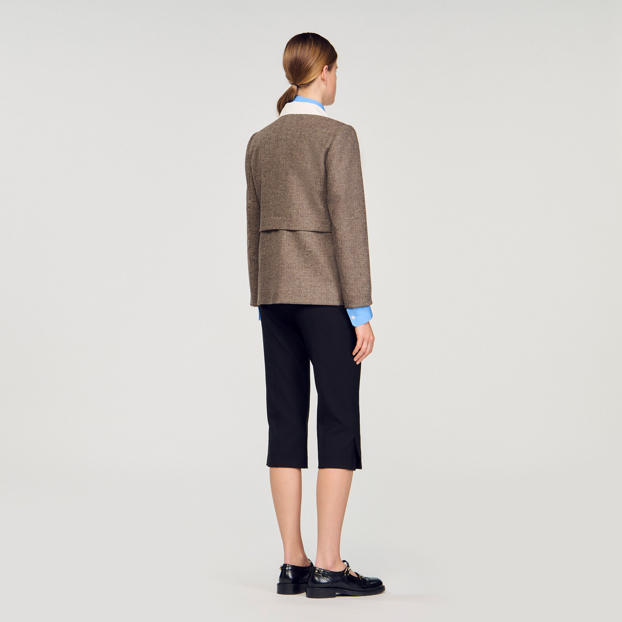 HOUNDSTOOTH SUIT JACKET - 5