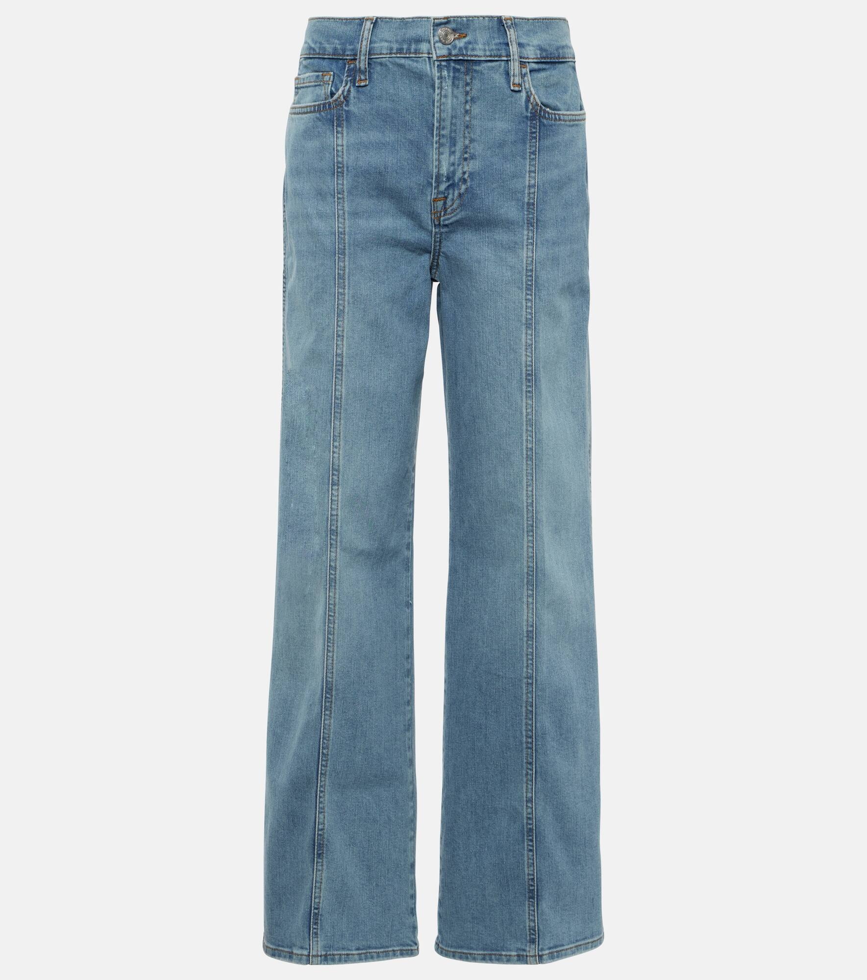 Le Slim Palazzo high-rise jeans - 1