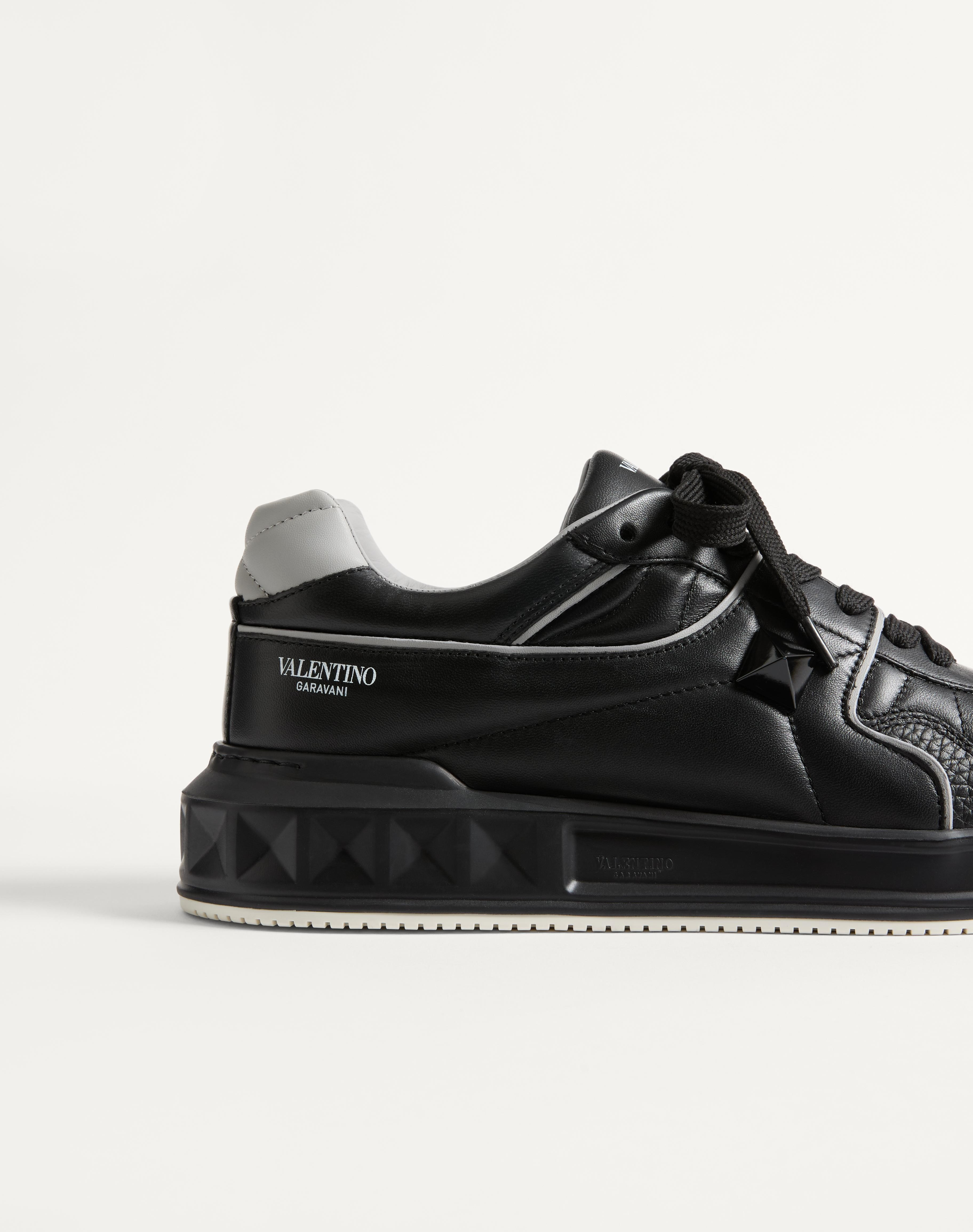 ONE STUD LOW-TOP NAPPA SNEAKER - 8