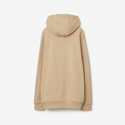 Burberry Embroidered EKD Cotton Hoodie outlook