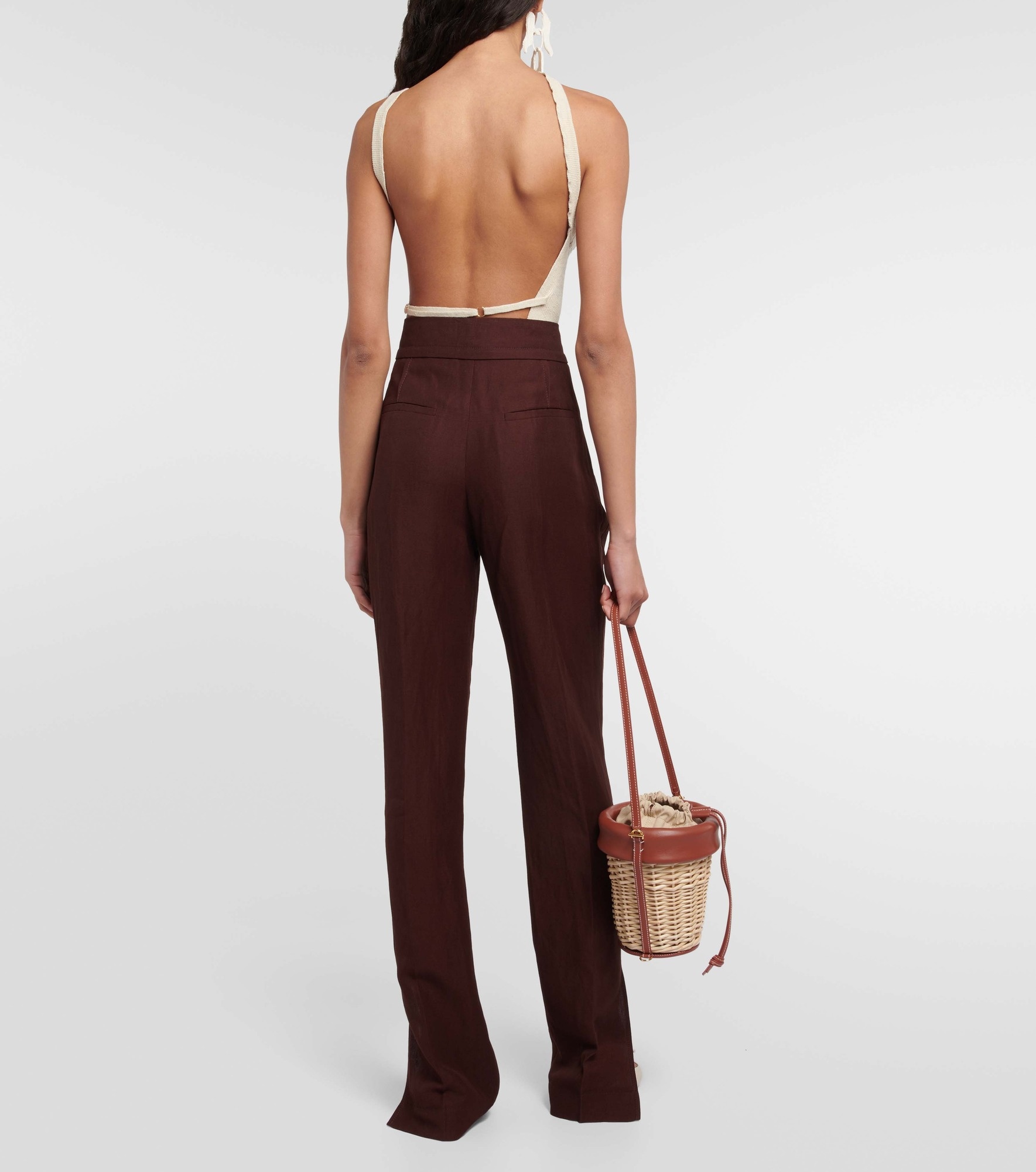 Le Pantalon Tibau high-rise tapered pants - 3