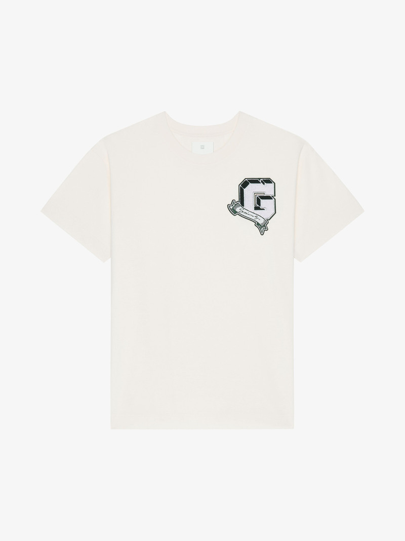 단추에 있는 GIVENCHY 대학 T-SHIRT - 1