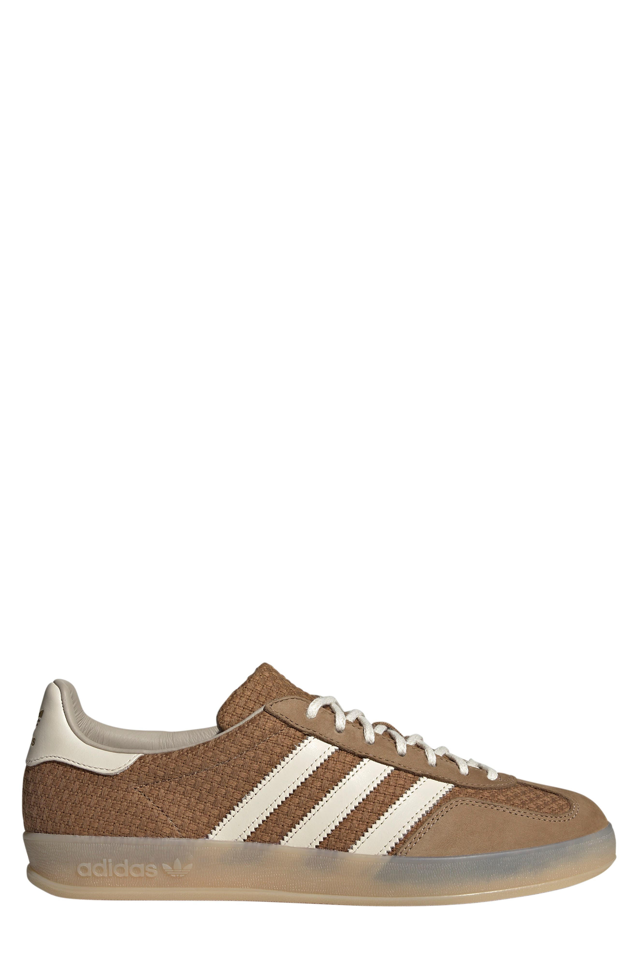 adidas Gazelle Indoor Sneaker in Brown Desert/White/Beige at Nordstrom - 3