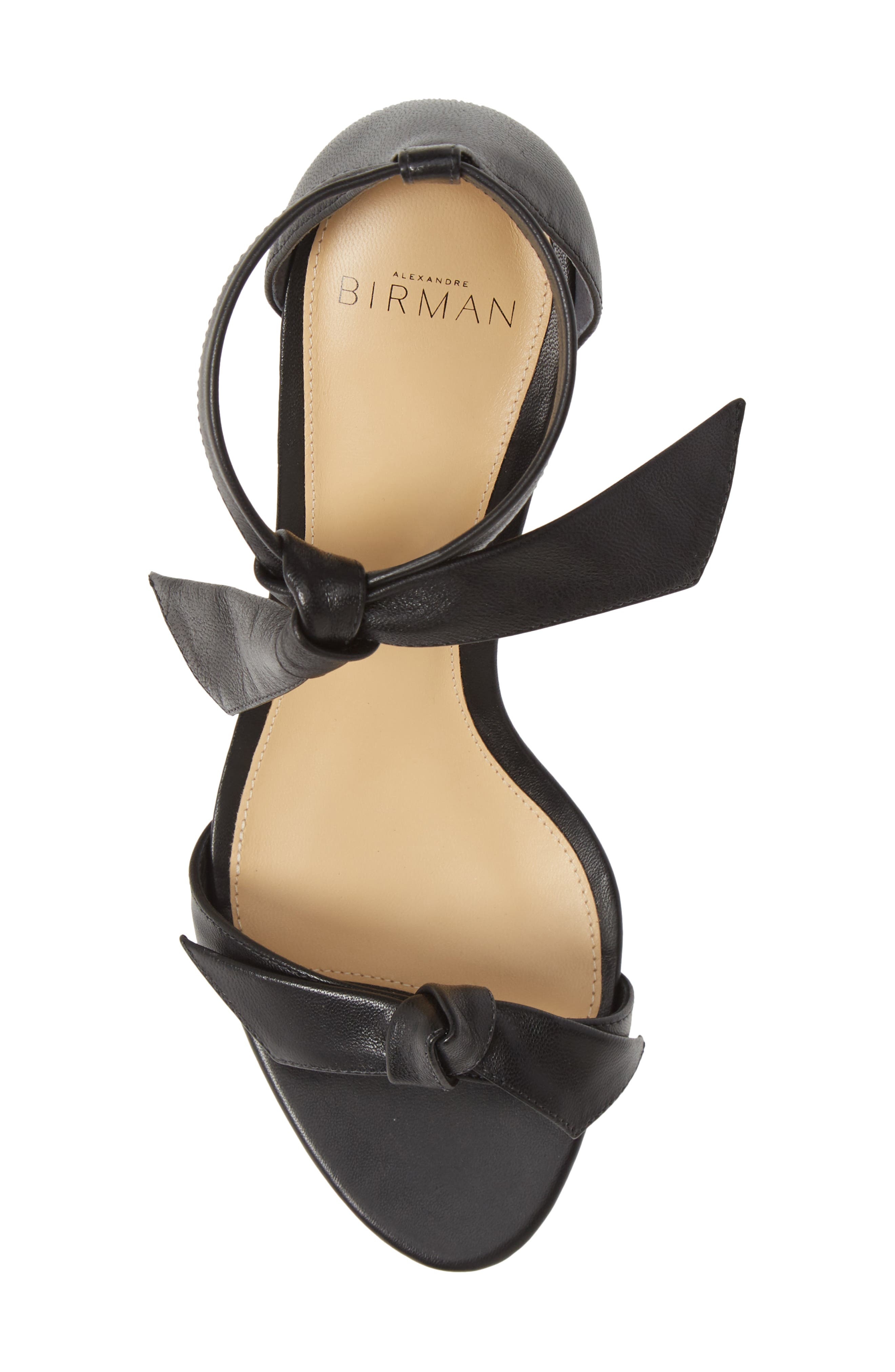 Alexandre Birman Clarita Ankle Tie Sandal in Black Leather at Nordstrom - 5