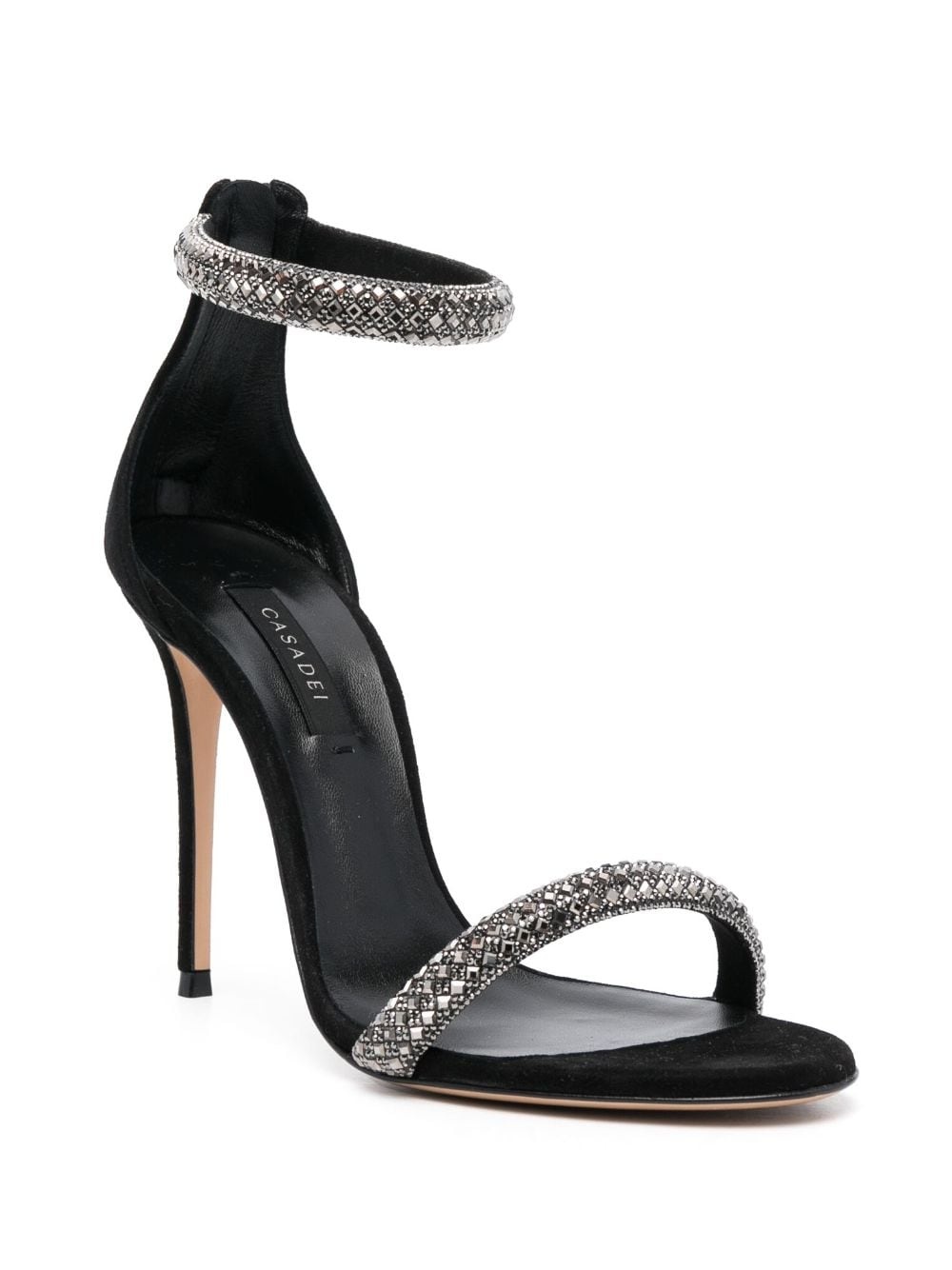 Scarlet Stratosphere  100mm crystal-embellished sandals - 2