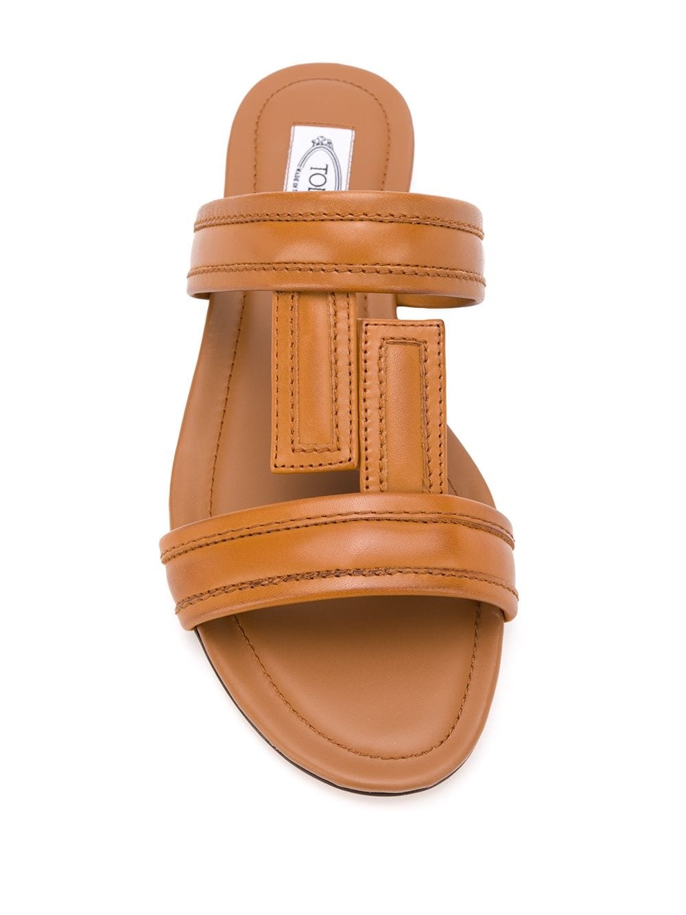 flat leather sandals - 4