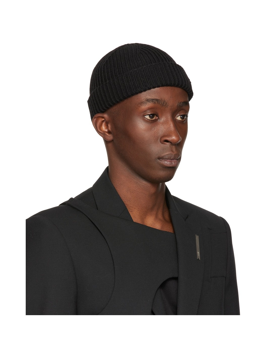 帽子 HELIOT EMIL HAT beanie Heliot Emil Logo Beanie - Black | Garmentory