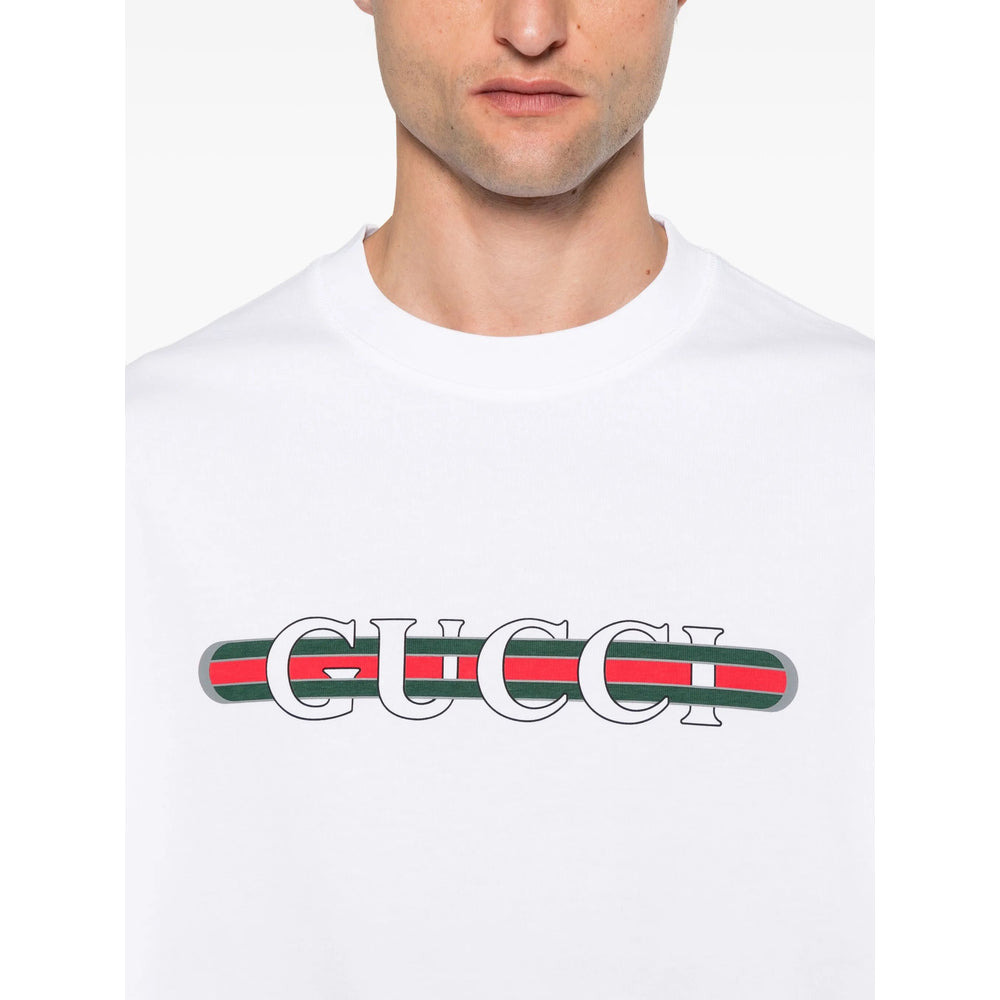 Gucci White T-Shirts & Vests - T-Shirts Men - 2