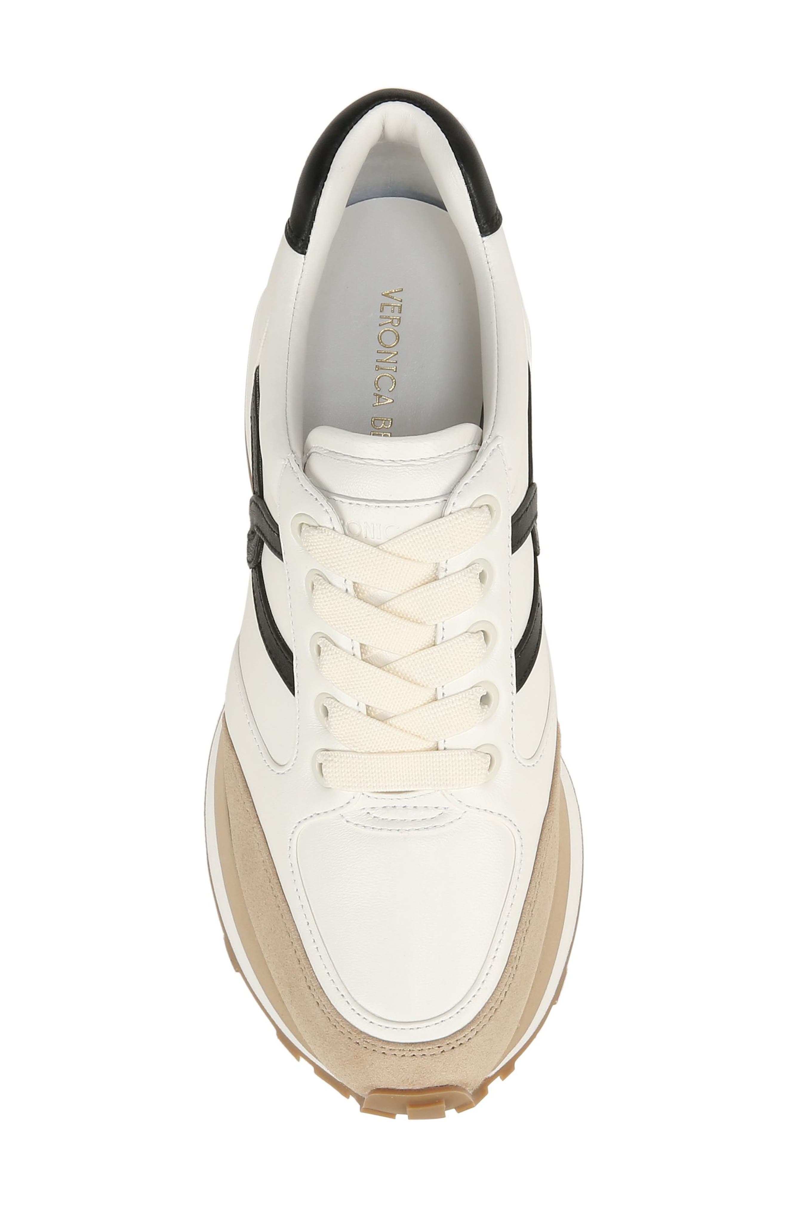 Veronica Beard Valentina Slip-On Sneaker in Coconut/Black at Nordstrom - 5